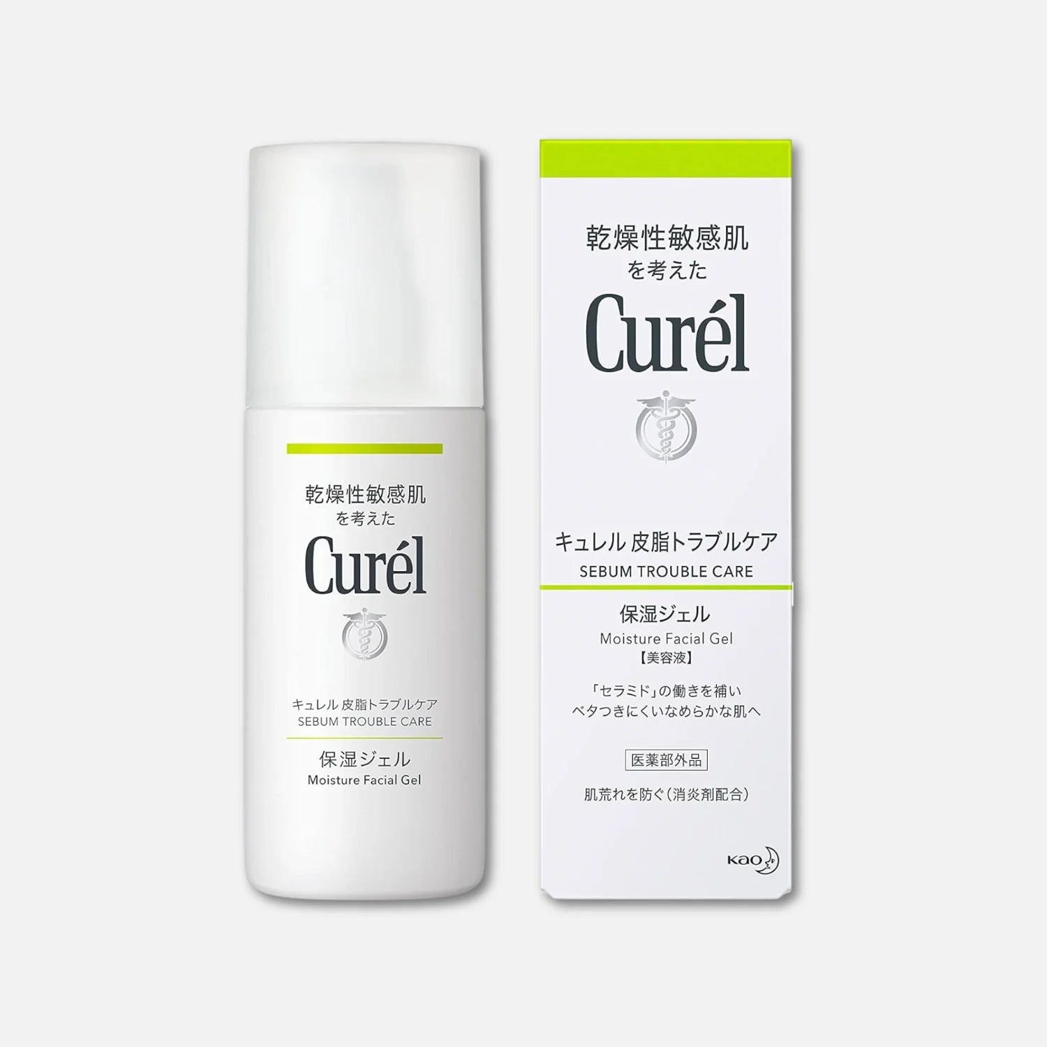 Kao Curél Sebum Trouble Care Moisture Facial Gel for oily and sensitive skin