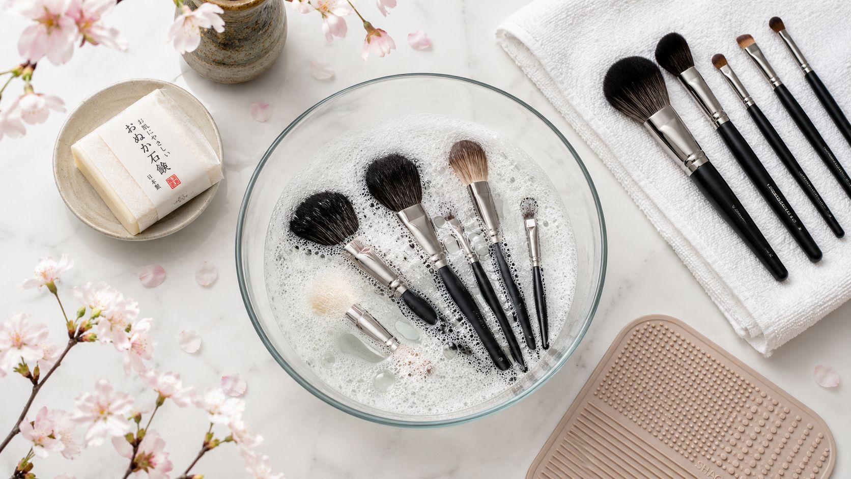 Makeup Brush Cleaning: A Japanese Guide to Perfect Tools