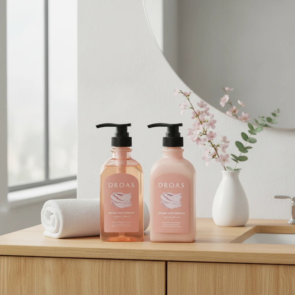 Droas Damage Repair Shampoo & Conditioner Set (400ml Each)