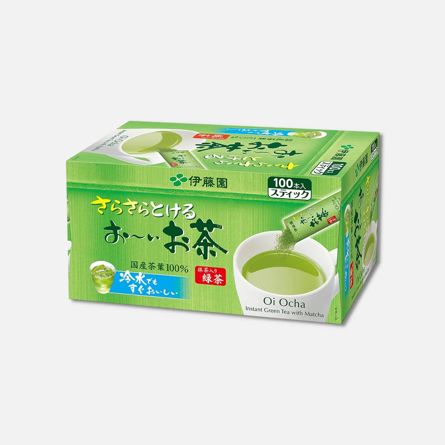 Itoen Oi Ocha Green Tea Sticks 0.8g (Pack of 100) - Buy Me Japan