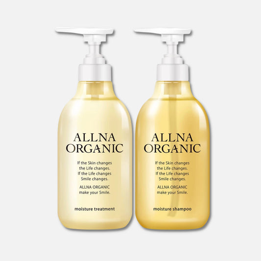 Allna Organic [Moisture] Shampoo & Treatment Set 500ml Each - Buy Me Japan