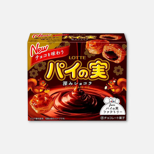 Lotte Pie no Mi Rich Chocolate Pie 69g/124g - Buy Me Japan
