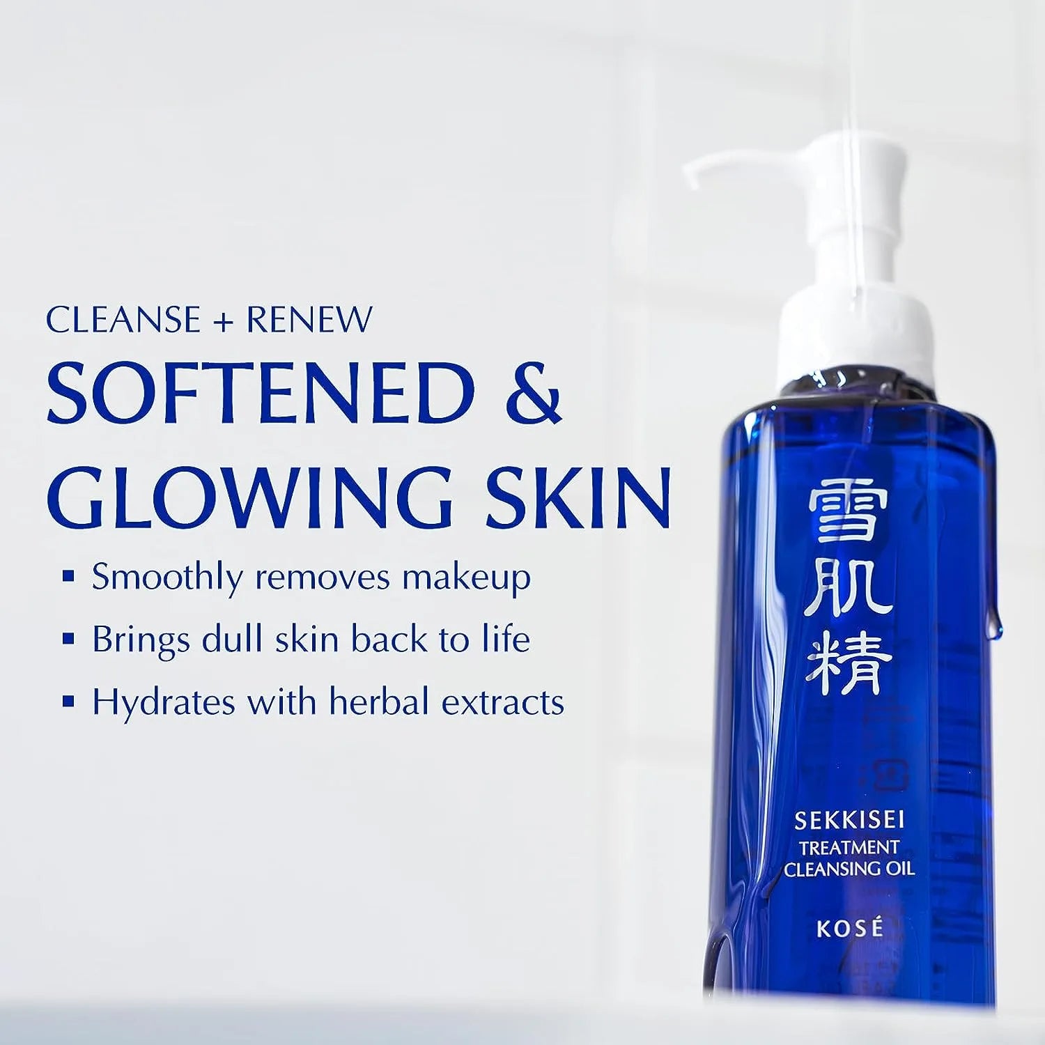 Kose Sekkisei Treatment Cleansing Oil 160ml/300ml - Buy Me Japan