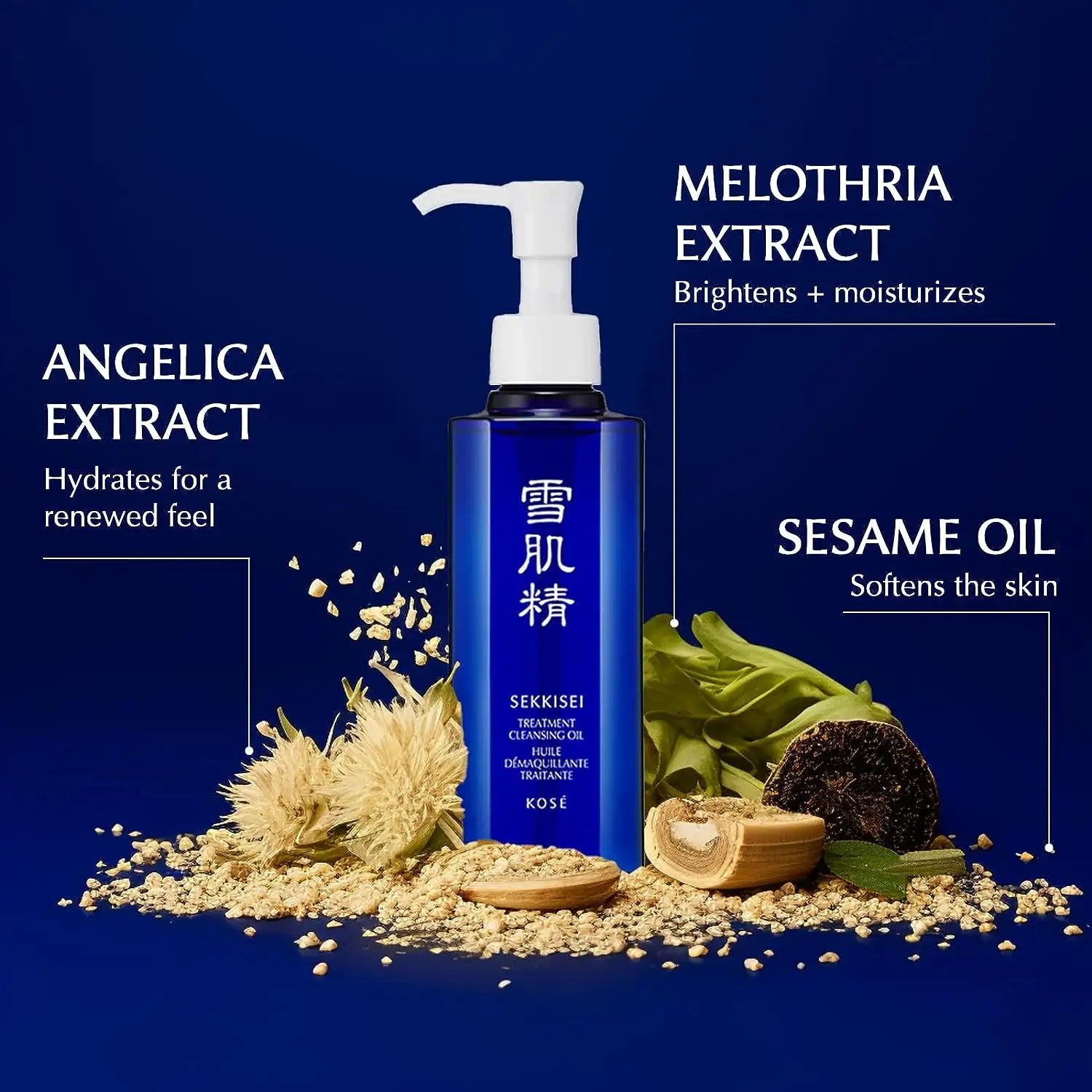 Kose Sekkisei Treatment Cleansing Oil 160ml/300ml - Buy Me Japan