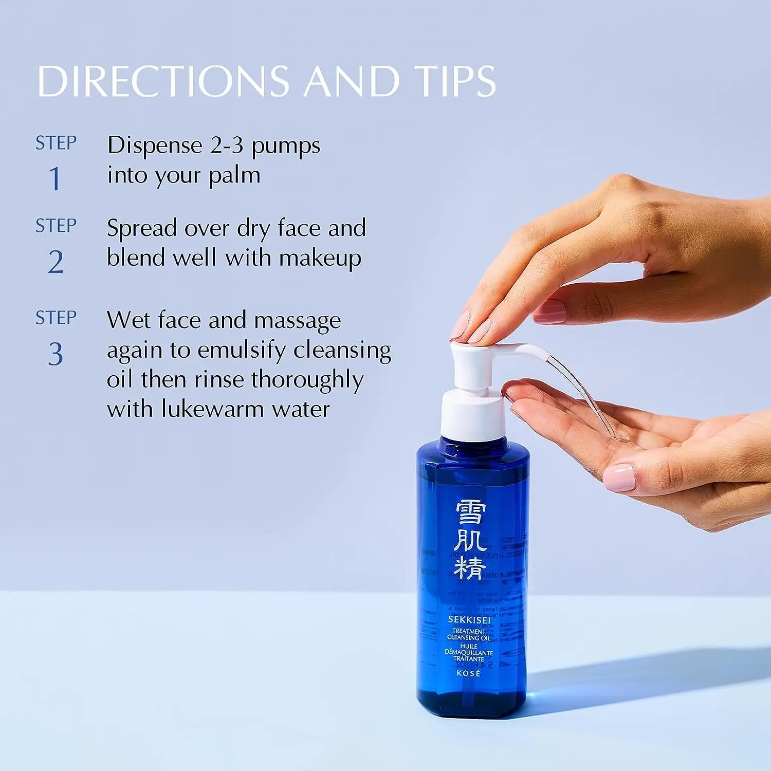 Kose Sekkisei Treatment Cleansing Oil 160ml/300ml - Buy Me Japan