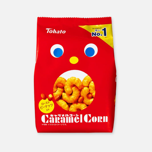 Tohato Caramel Corn & Roasted Peanuts 70g - Buy Me Japan