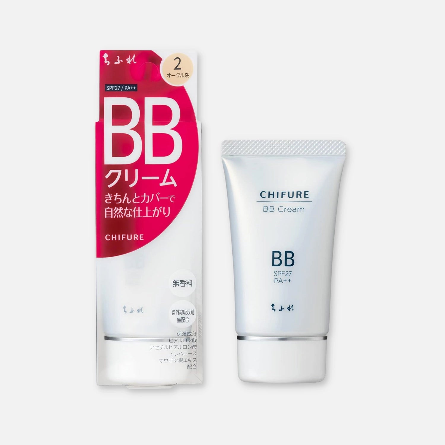 Chifure BB Cream SPF27 PA++ 50g (Various Shades) - Buy Me Japan