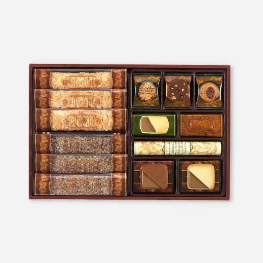 Ruysdael Assorted Cookies & Almond/Cocoa Leafs Gift Set (36 Pieces) - Buy Me Japan
