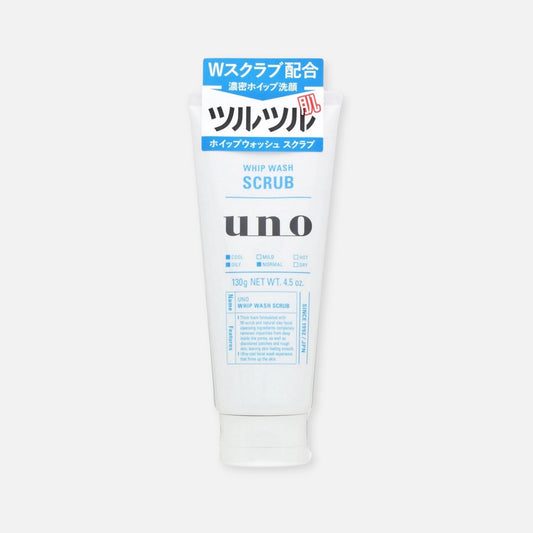 Shiseido Uno for Men Whip Wash Scrub 130g - Buy Me Japan