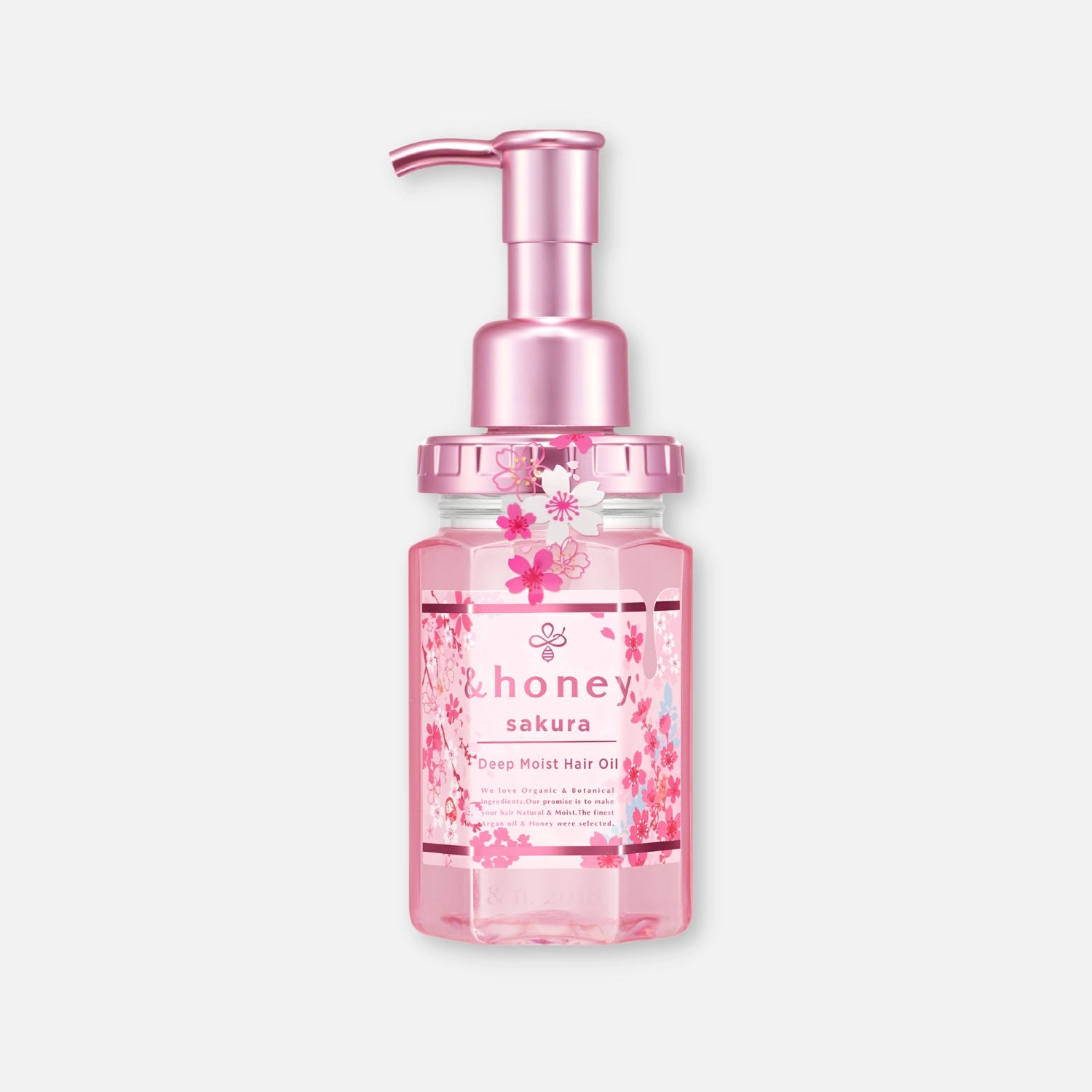& Honey Sakura Limited Edition Deep Moist Hair Oil 100ml - Buy Me Japan