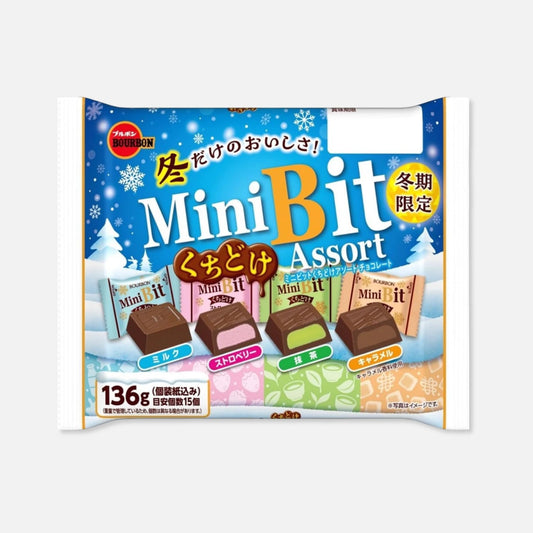 Bourbon Mini Bit Assort Winter Limited 136g - Buy Me Japan