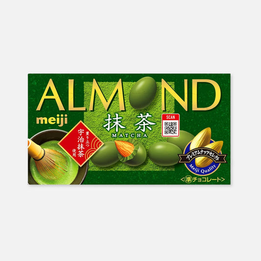 Meiji Almond Matcha Chocolate 58g - Buy Me Japan