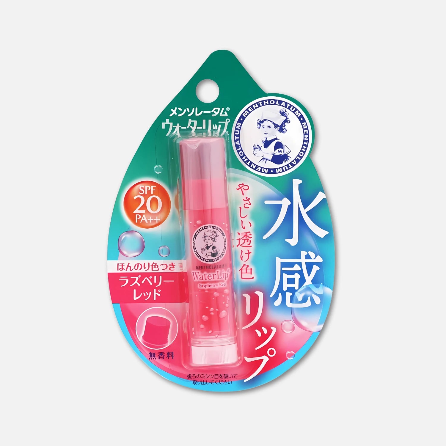 Mentholatum Water Lip Color Stick Balm SPF20/PA++ 4.5g (Various Shades)