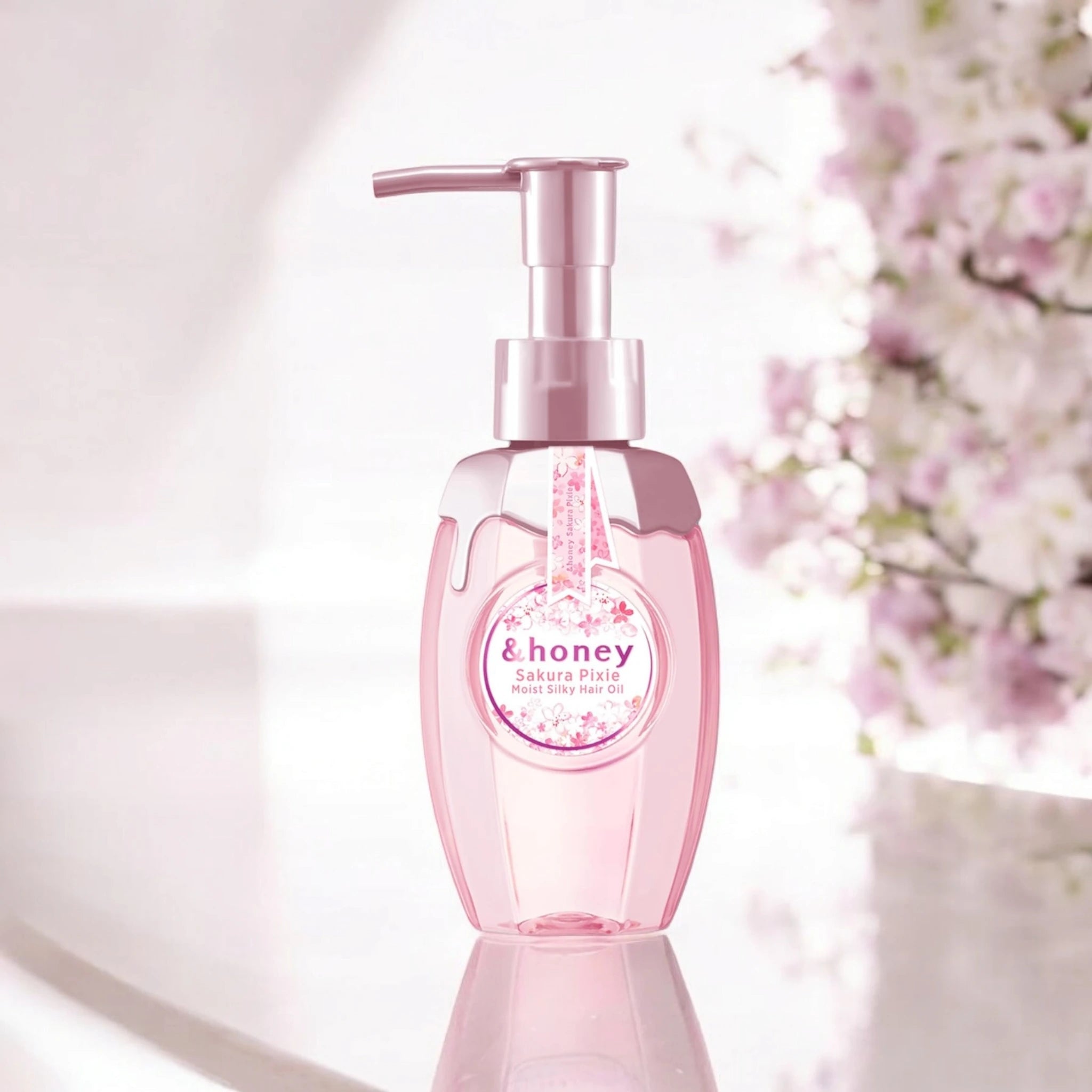 & Honey Pixie (Sakura) Moist Silky Hair Oil 100ml