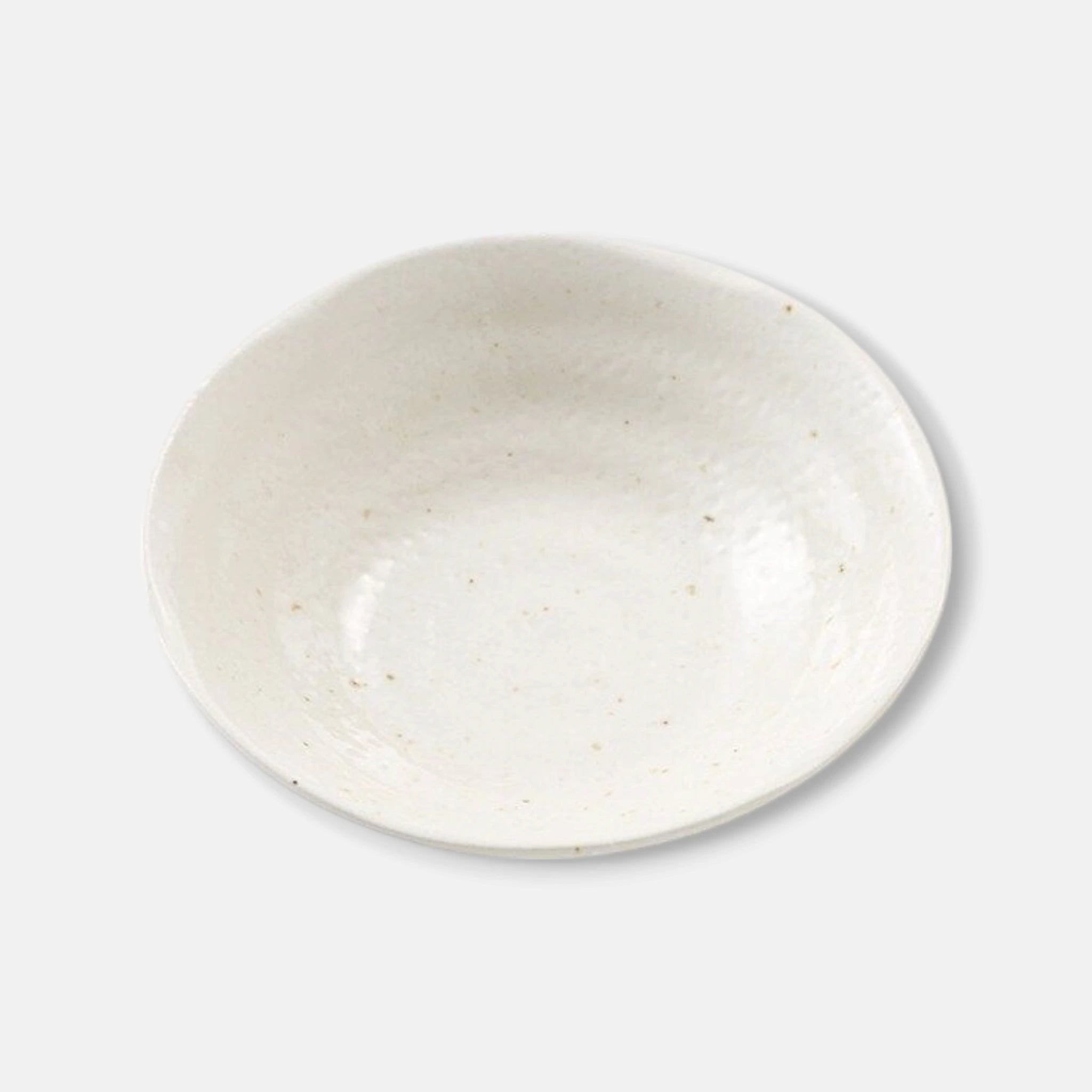 Nitori (Mino Ware) Japanese Ceramic Small Dish Plate (11 cm) (Ivory)