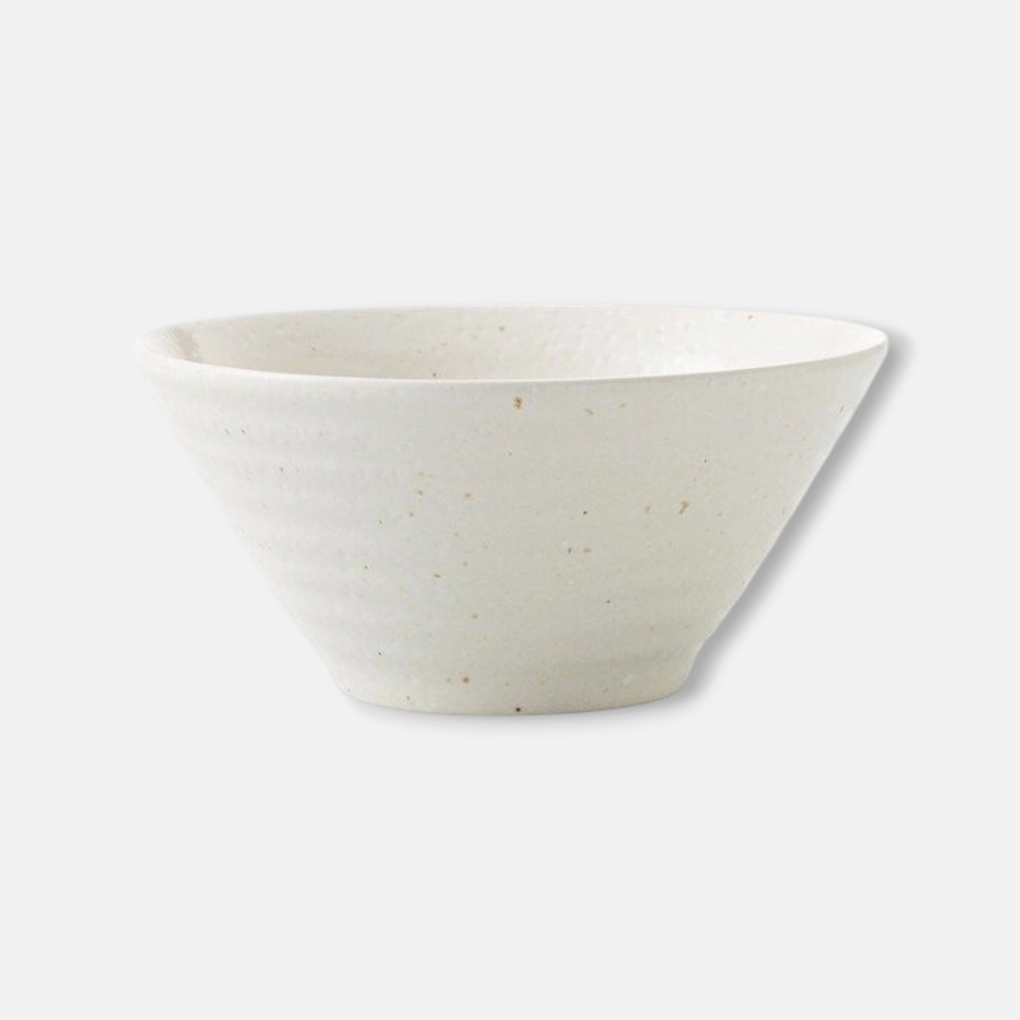 Nitori (Mino Ware) Japanese Ceramic Ramen Soup Bowl (Ivory)