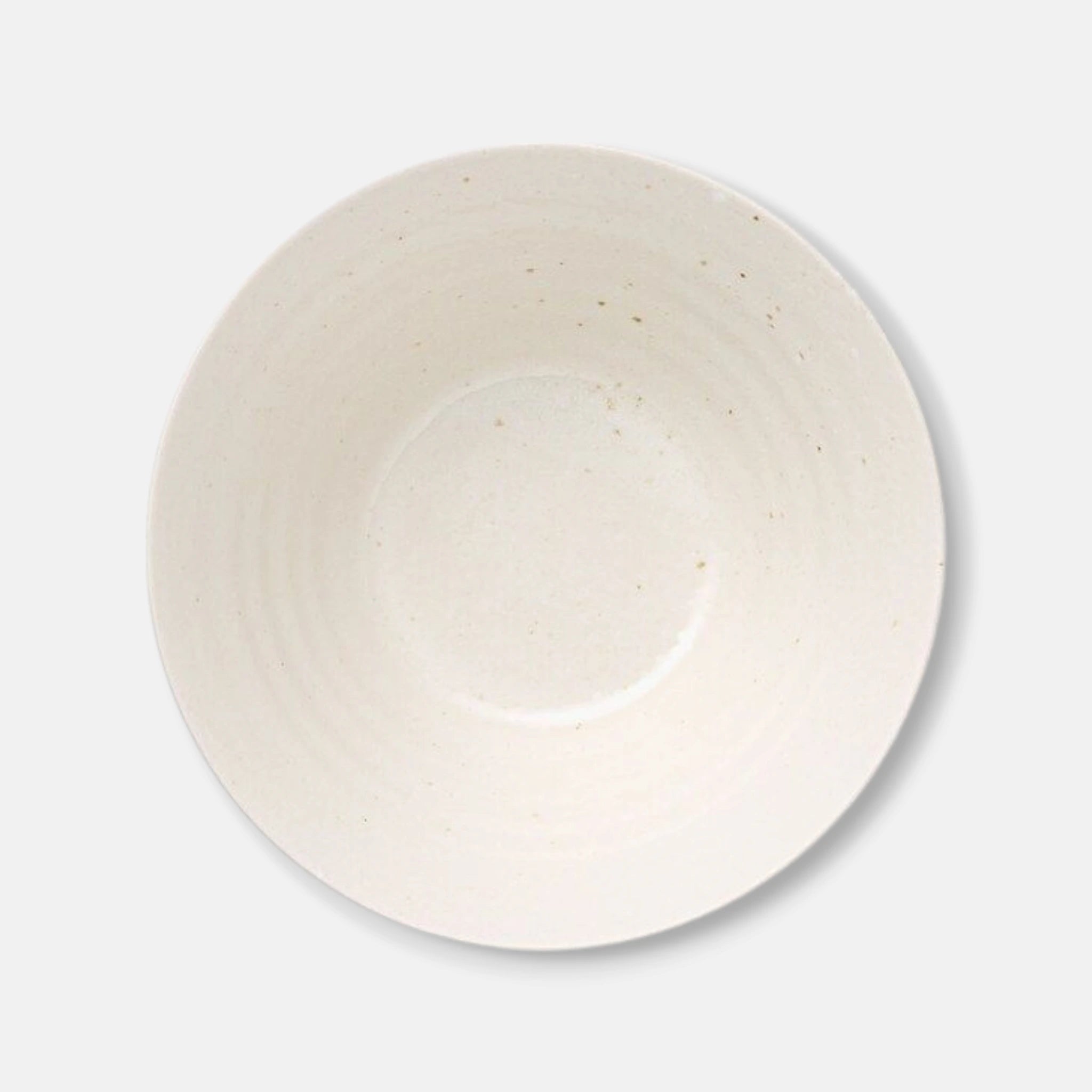 Nitori (Mino Ware) Japanese Ceramic Ramen Soup Bowl (Ivory)
