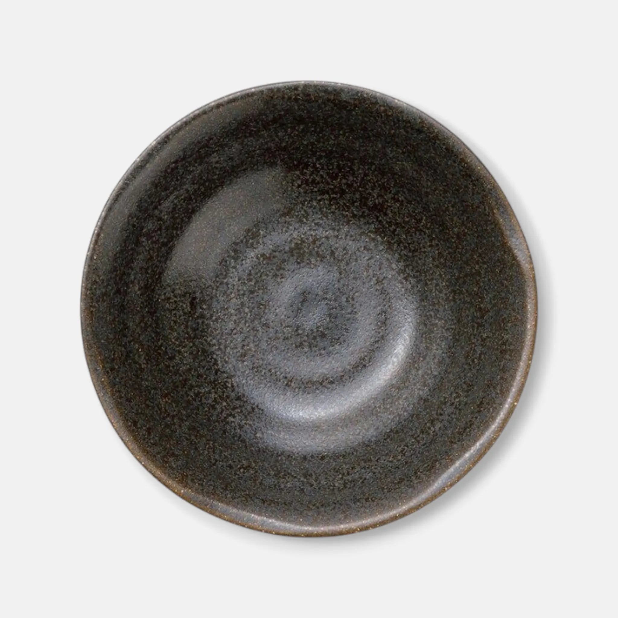 Nitori (Mino Ware) Japanese Ceramic Small Dish Plate (11 cm) (Black)
