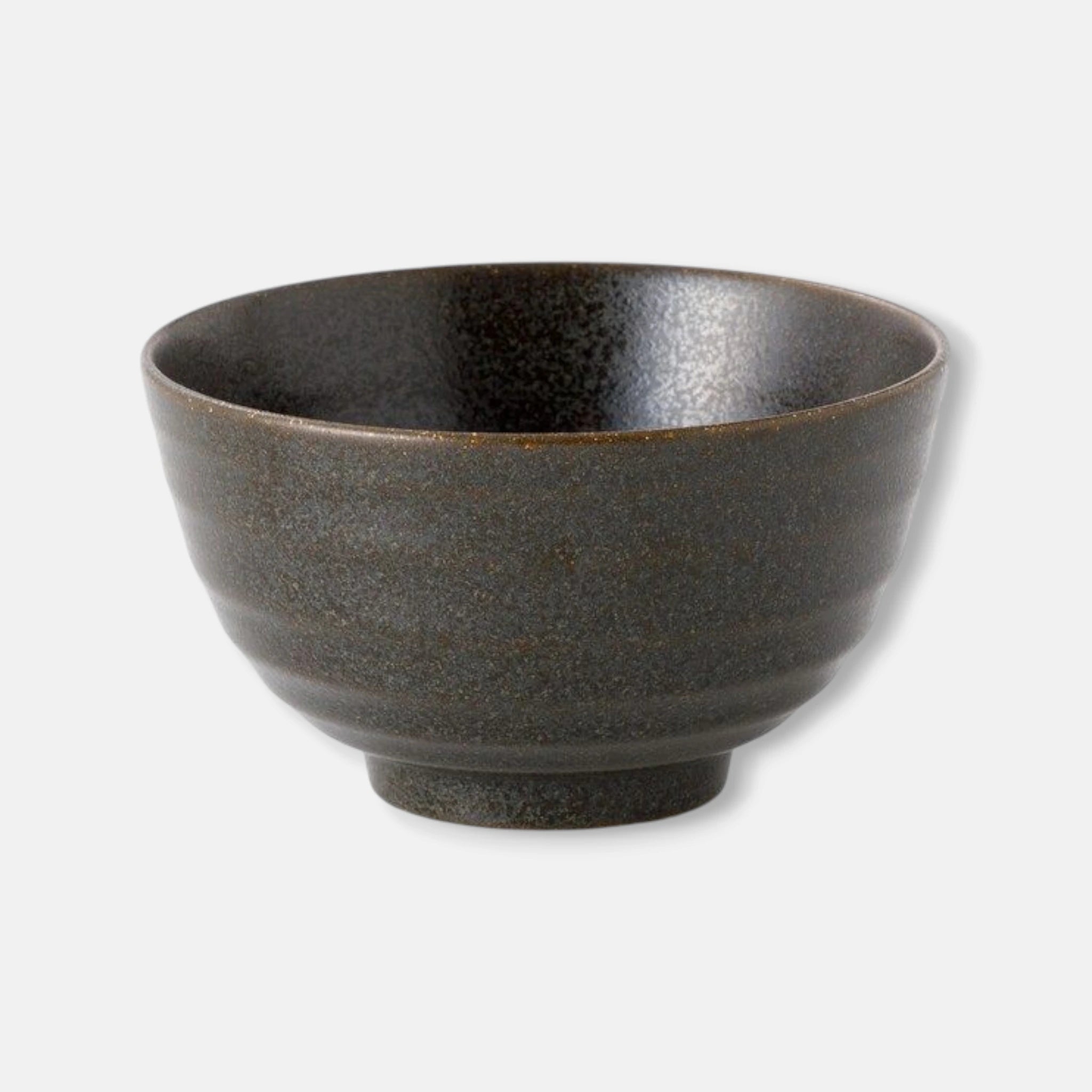 Nitori (Mino Ware) Japanese Ceramic Rice Bowl (Black)