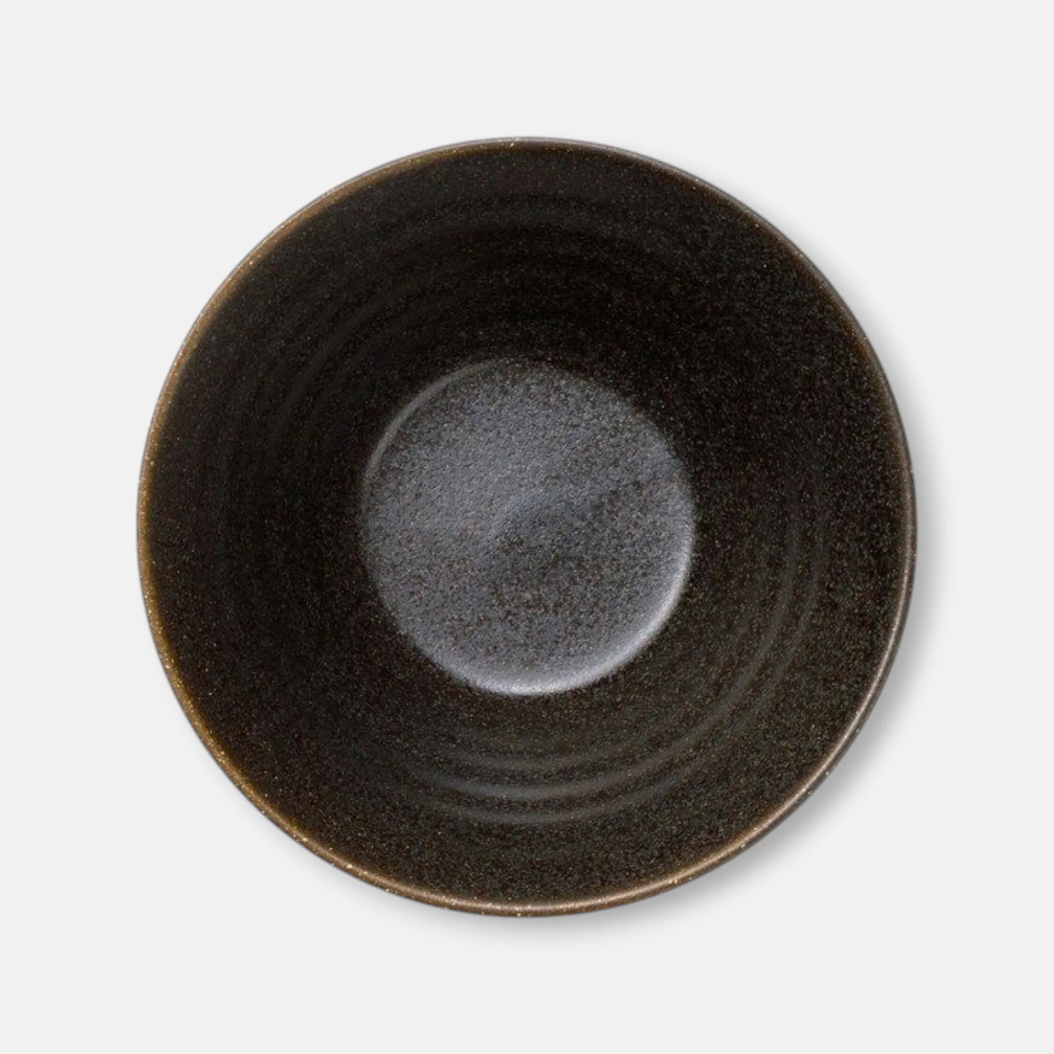 Nitori (Mino Ware) Japanese Ceramic Ramen Soup Bowl (Black)
