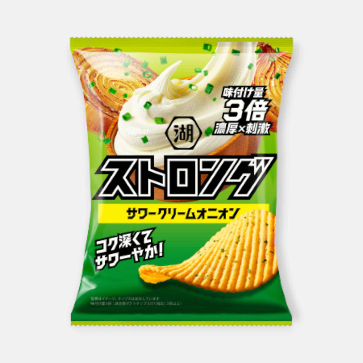 Koikeya Strong Sour Cream & Onion Potato Chips 53g