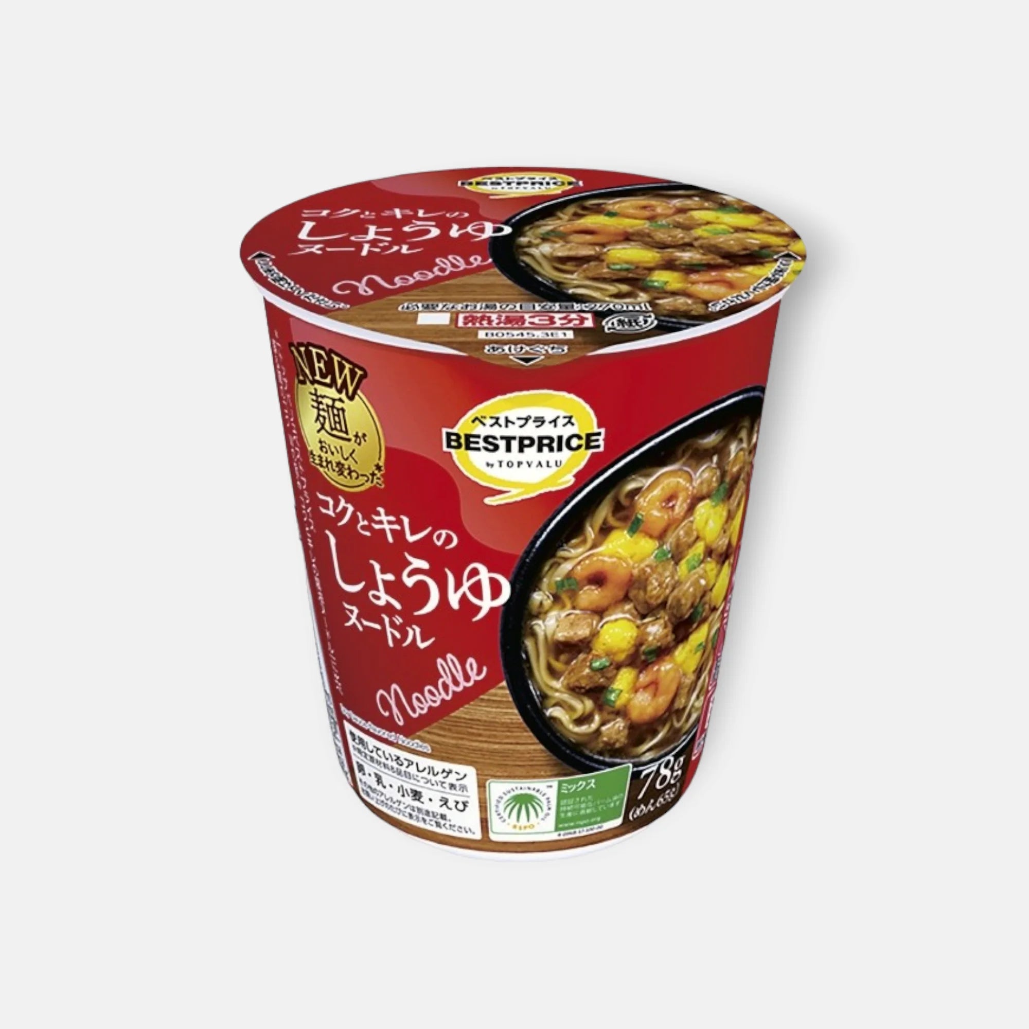 Topvalu Shoyu Instant Noodle 78g