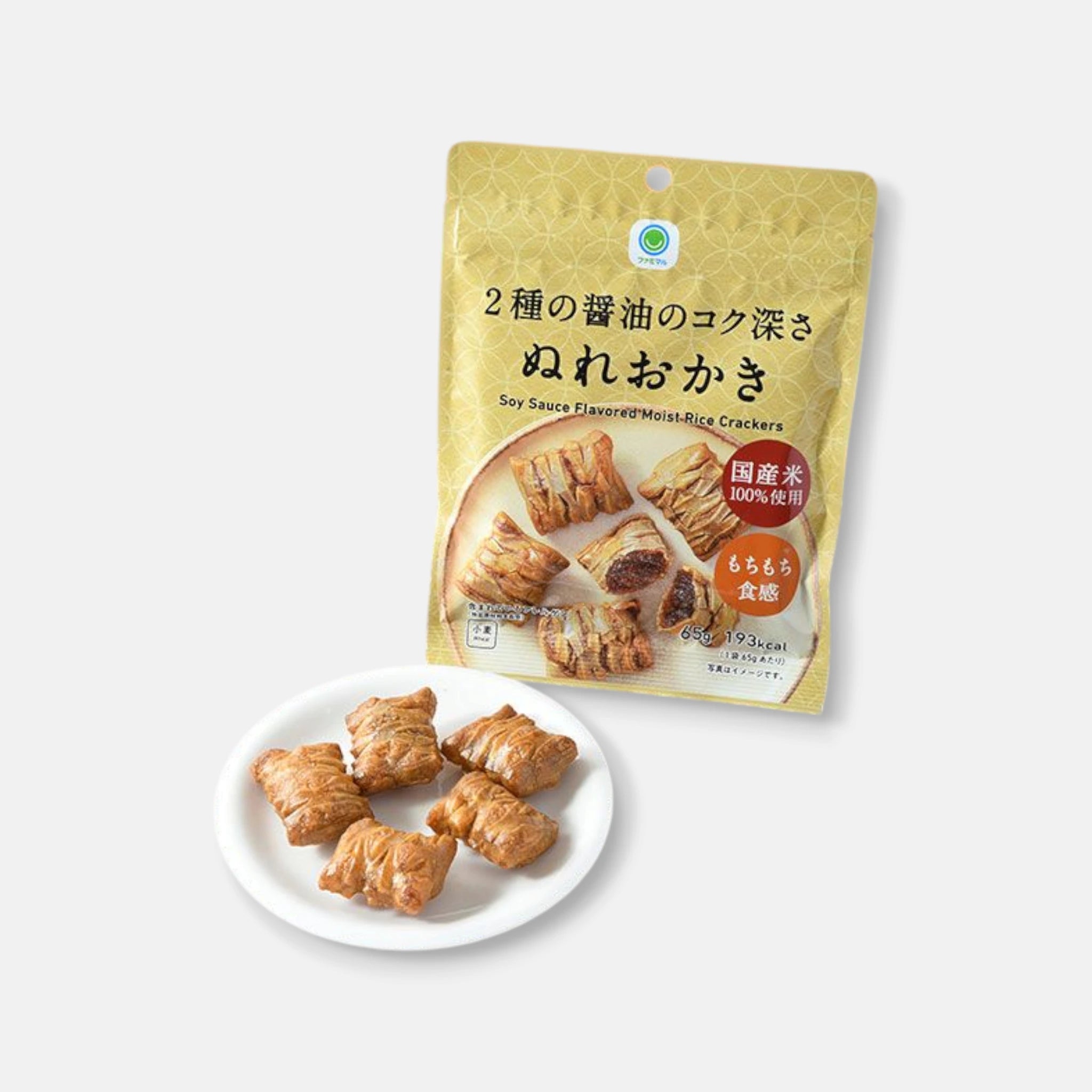 Famimaru Soy Sauce Flavored Moist Rice Crackers 65g