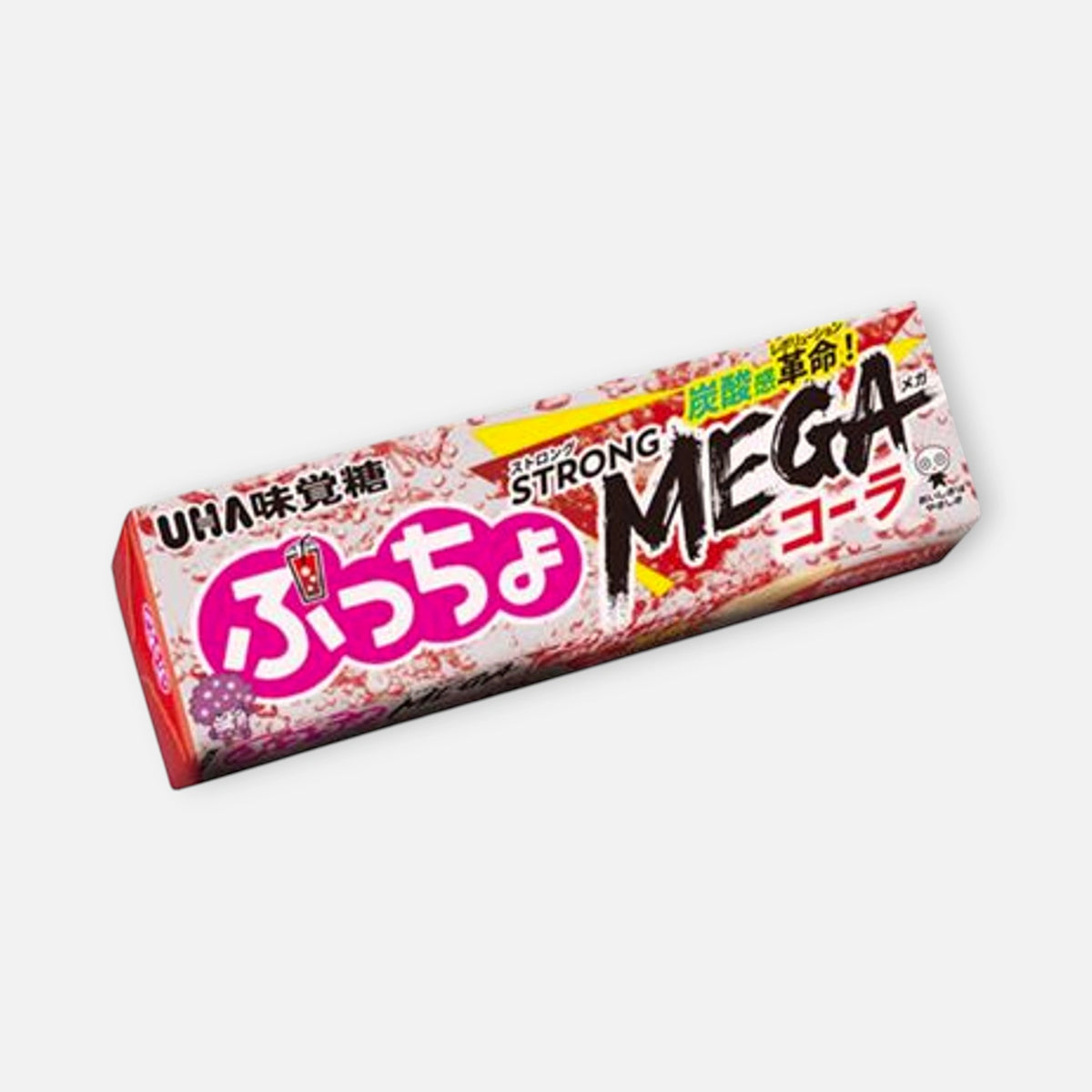 UHA Mikakuto Puccho Strong Mega Cola Soft Candy 10 Pieces