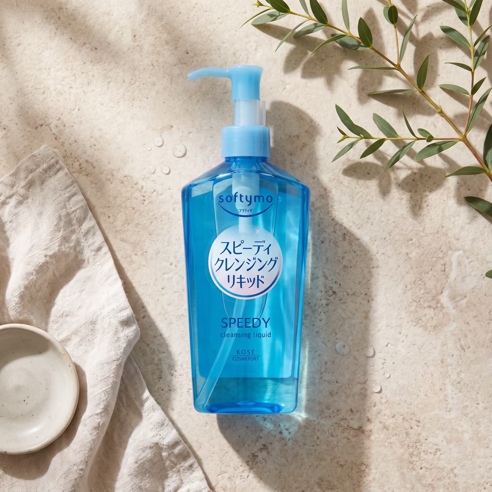 Kose Softymo Speedy Cleansing Liquid 240ml — Top-angle view