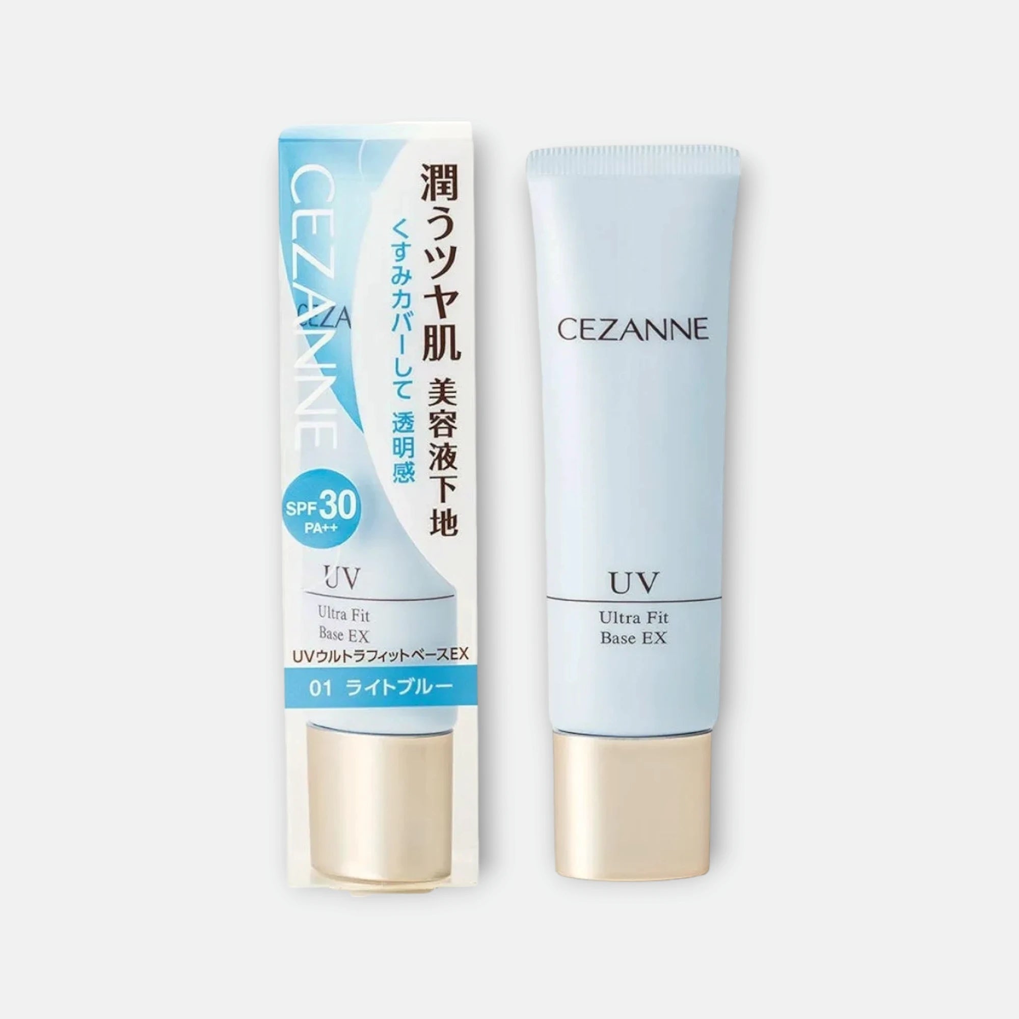 Cezanne UV Ultra Fit Base Ex SPF 30 PA++ 30g (Various Shades)