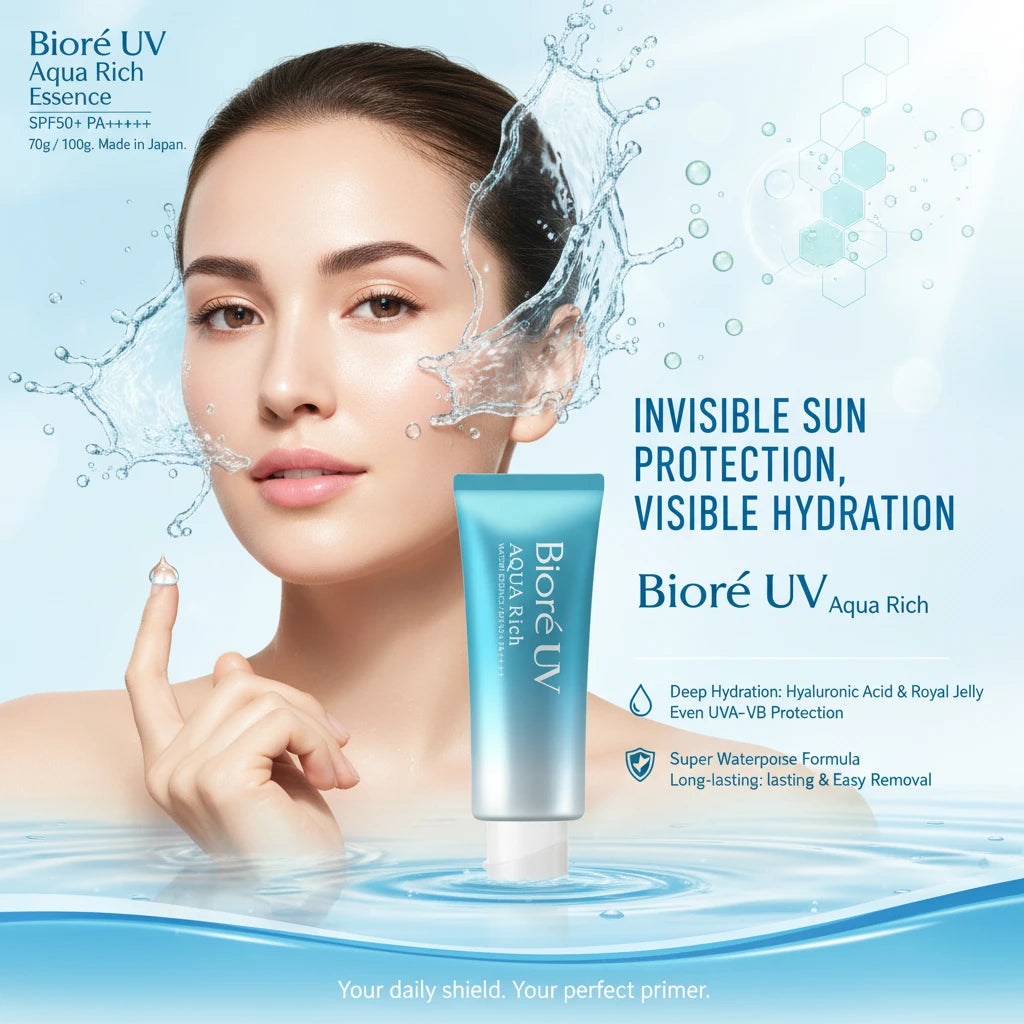 Biore UV Aqua Rich Watery Essence SPF 50+ PA++++ 70g/100g