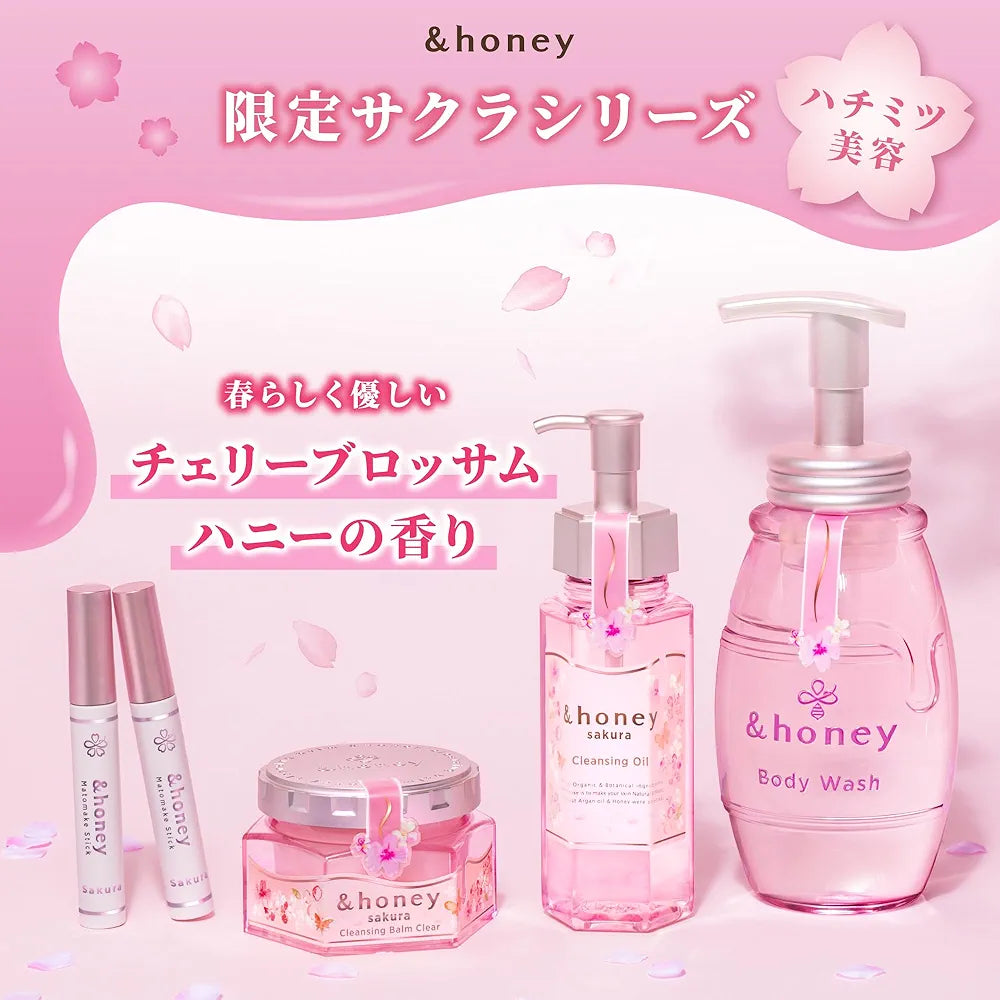 & Honey Sakura Cleansing Oil 180ml