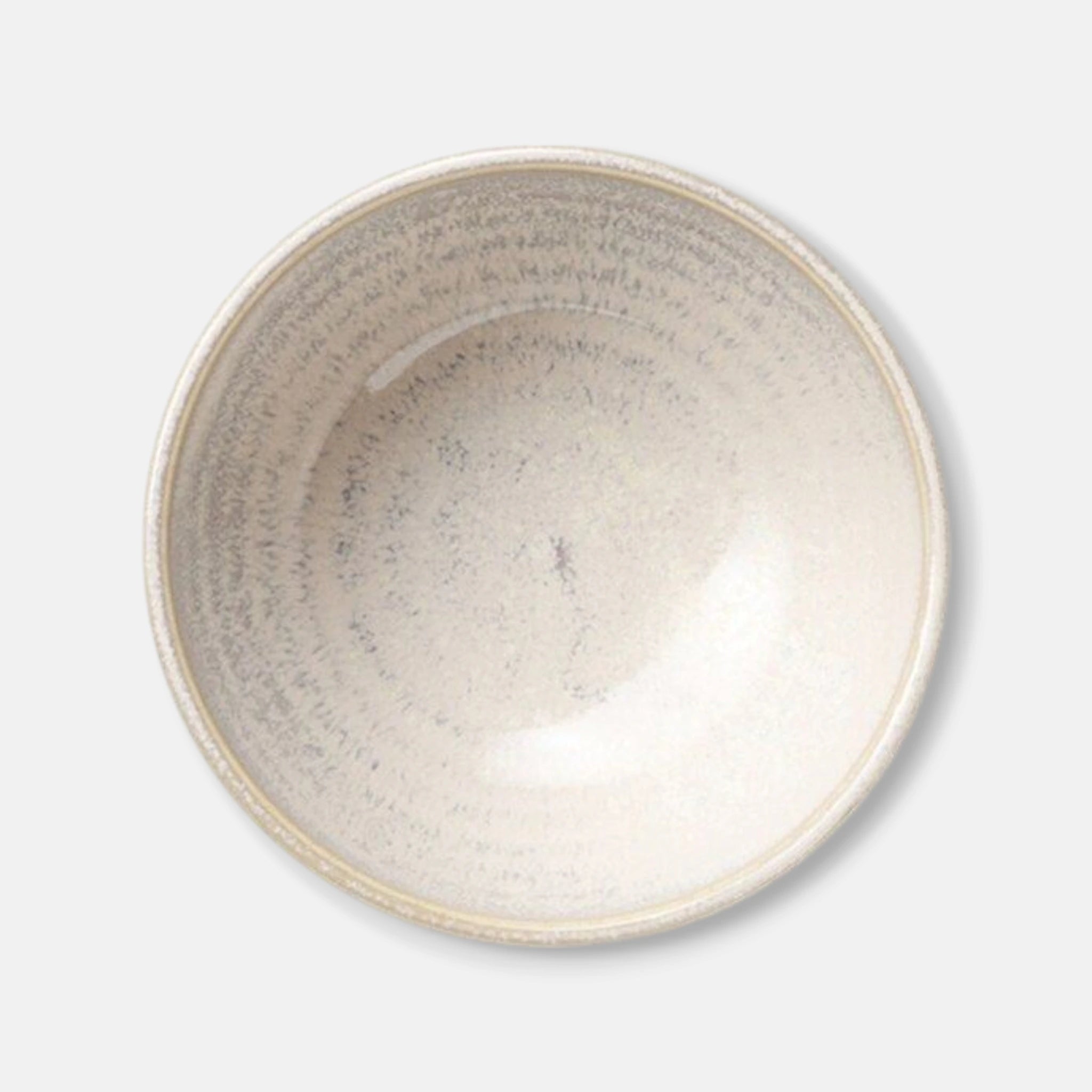 Nitori (Mino Ware) Japanese Ceramic Rice Bowl (Beige)