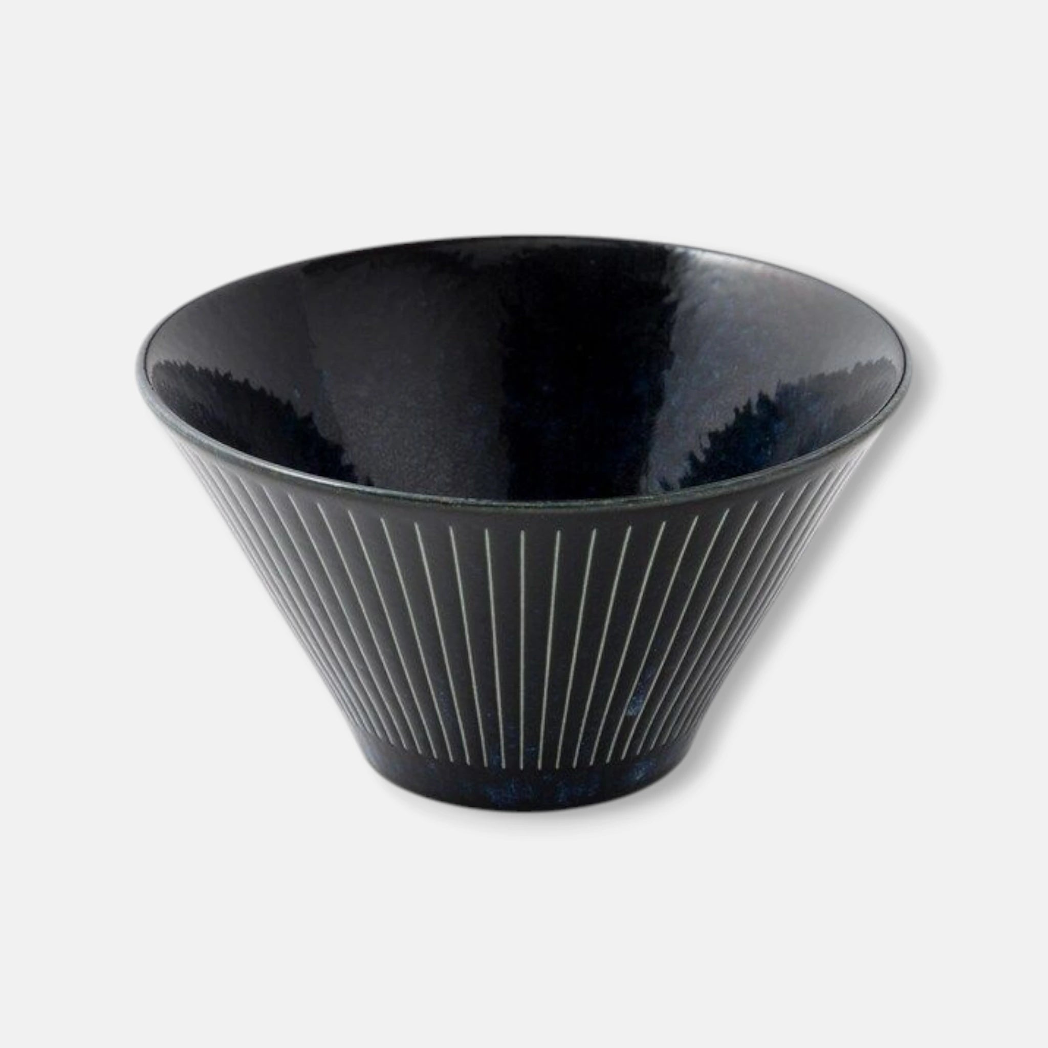 Nitori Japanese Ceramic Ramen Soup Bowl (Navy)