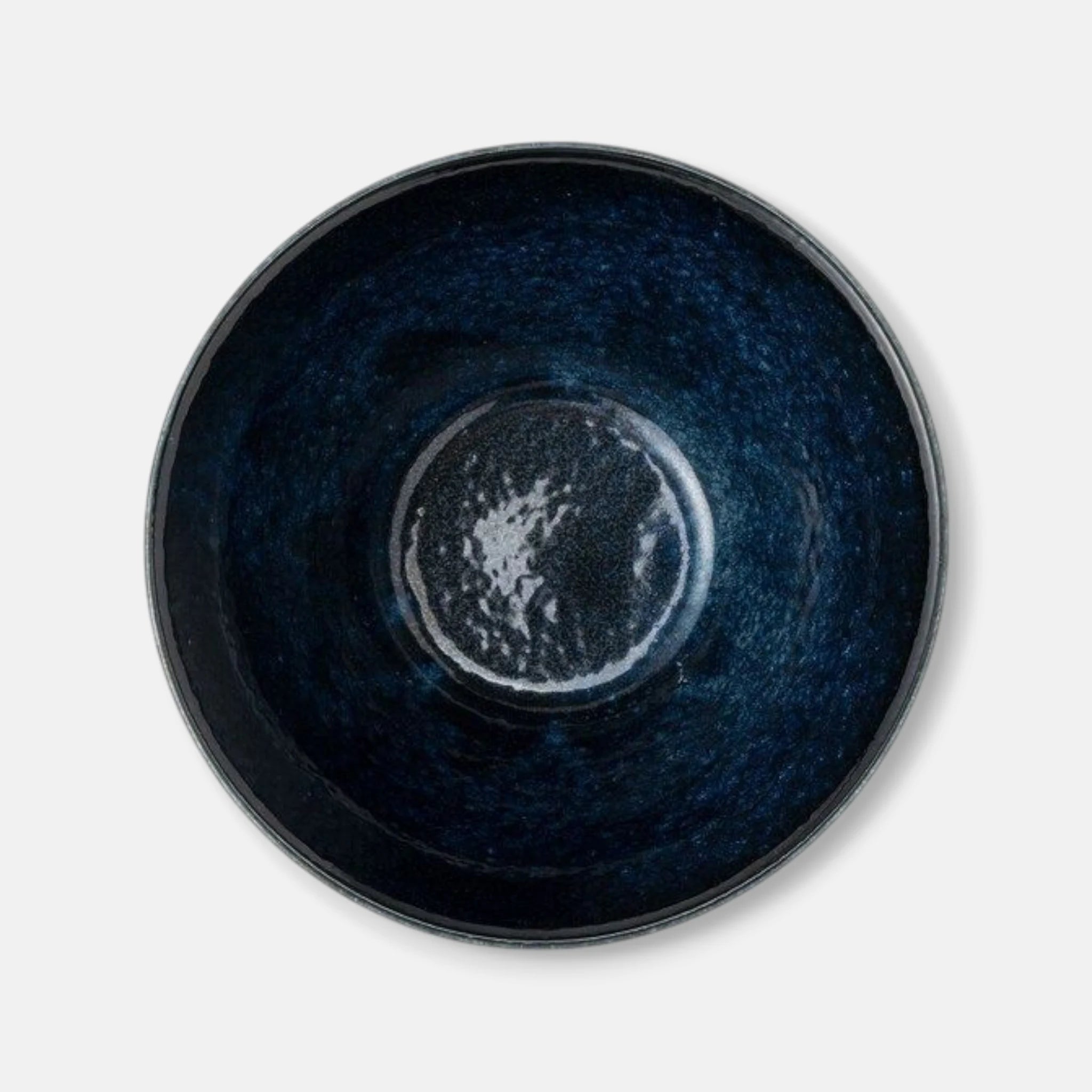 Nitori Japanese Ceramic Ramen Soup Bowl (Navy)