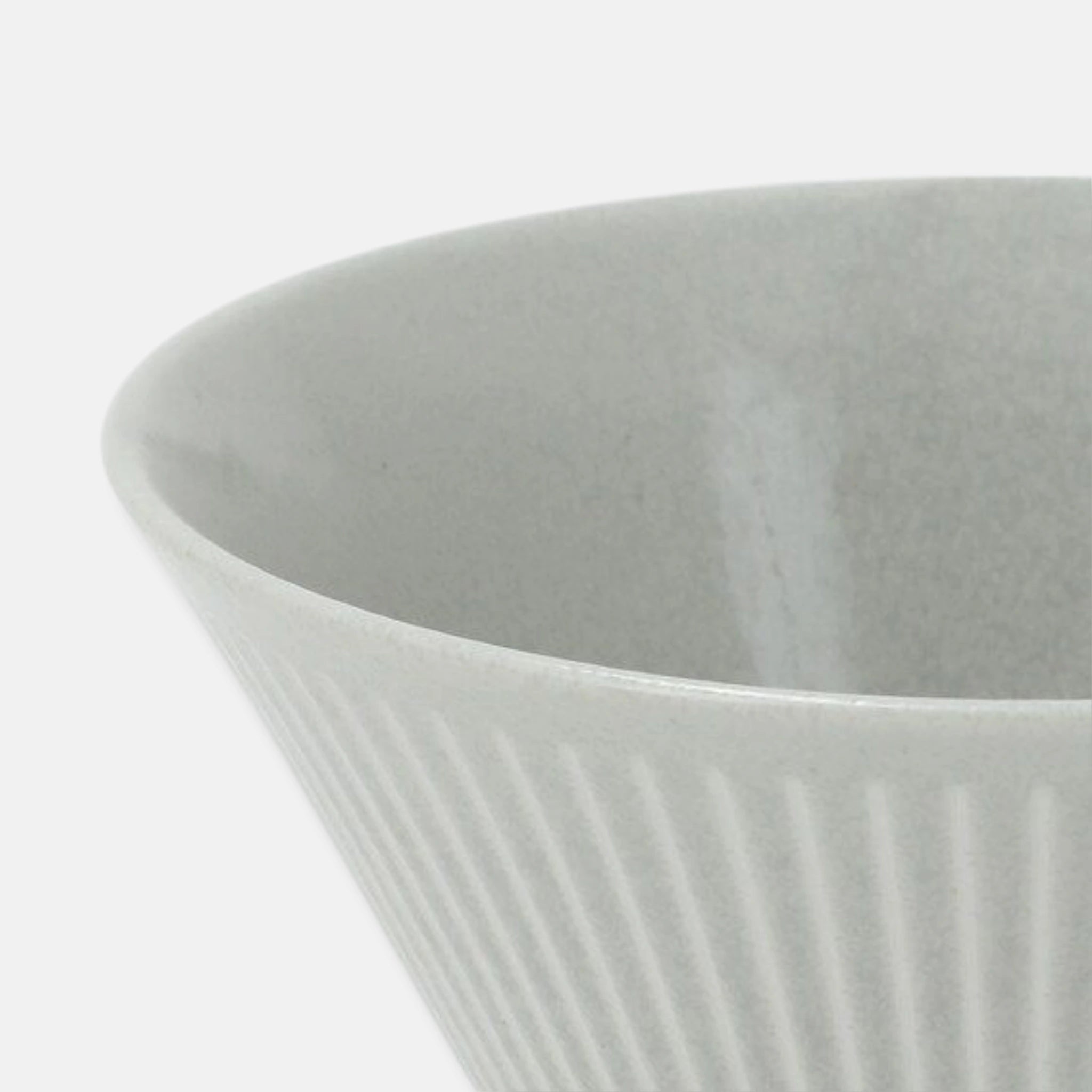 Nitori Japanese Ceramic Ramen Soup Bowl (Grey)