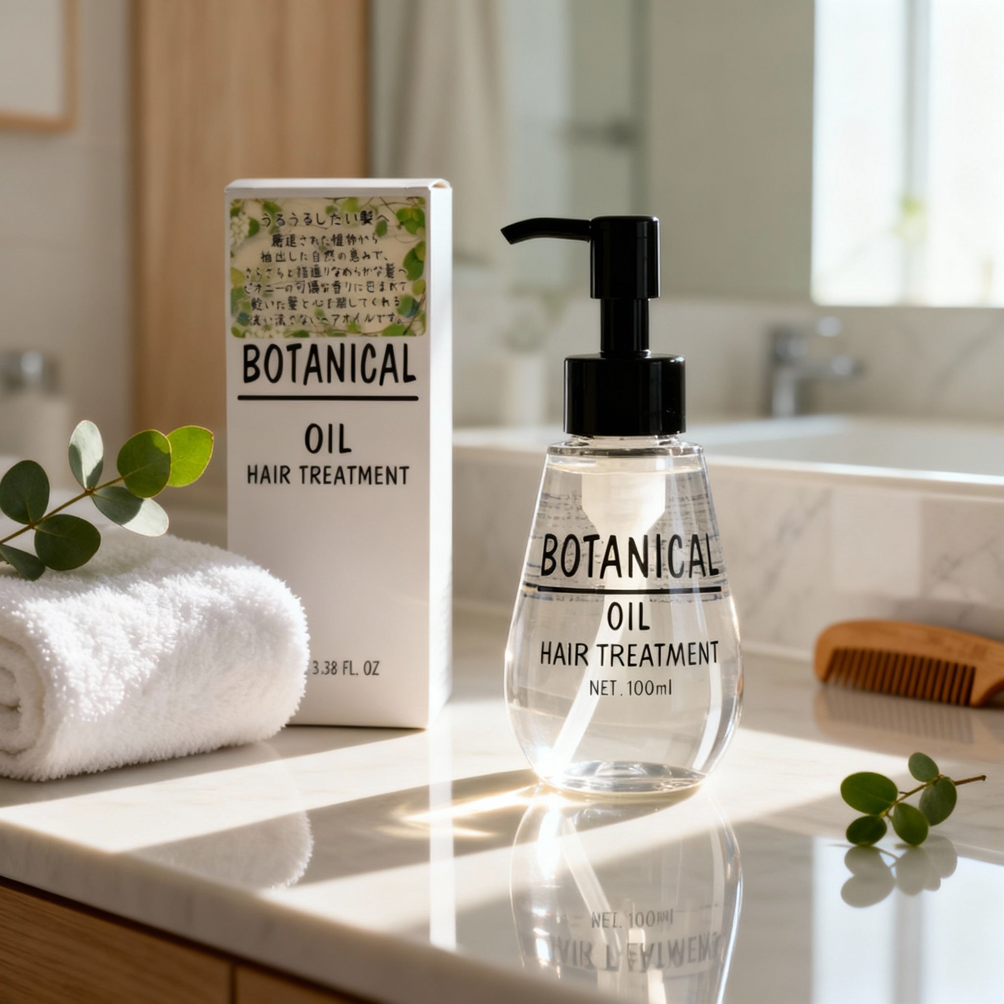 Bisho Akari Botanical Hair Oil 100ml