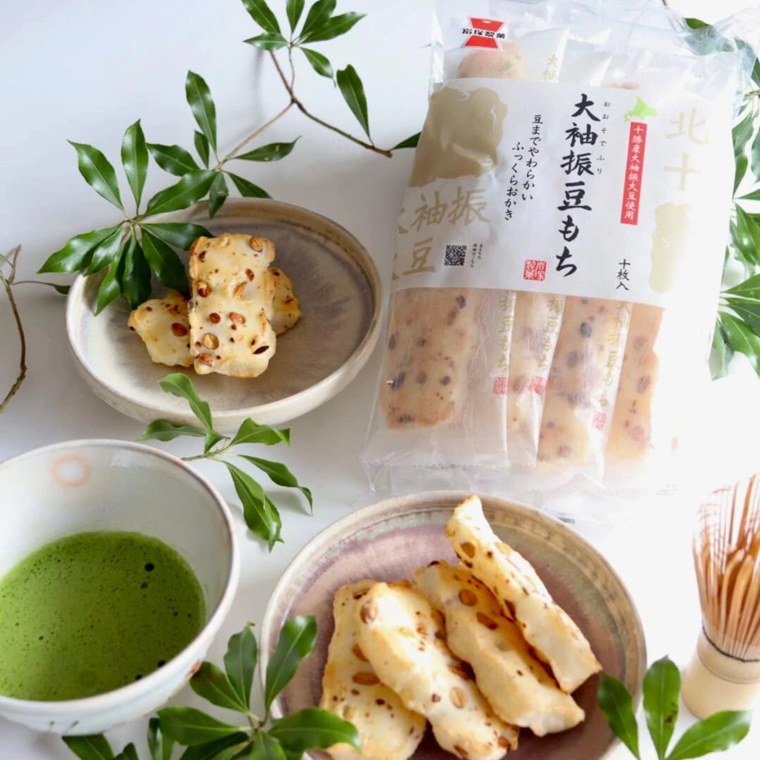 Iwatsuka Seika Osode Furi Mame Mochi Rice Crackers (10 Units)
