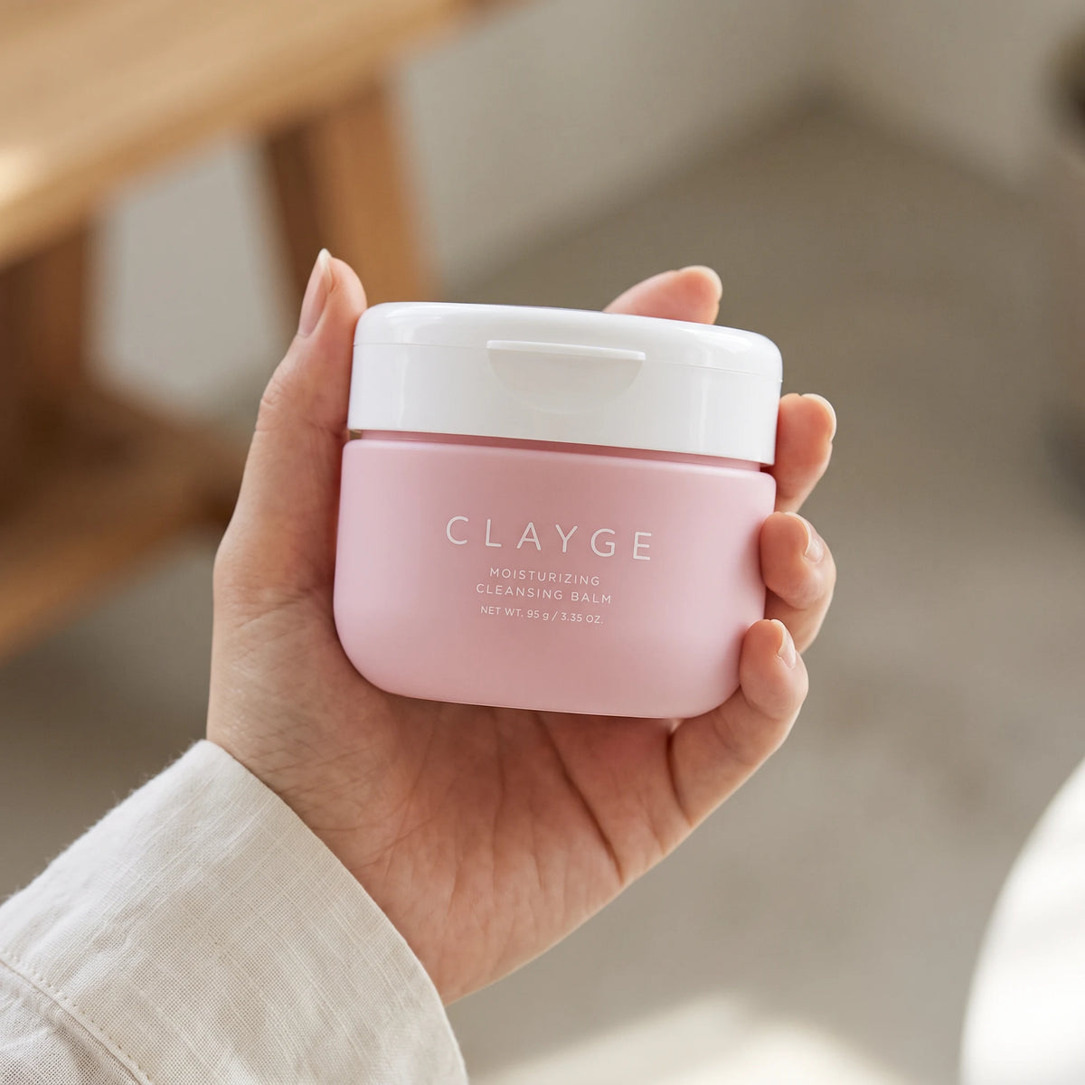 CLAYGE Moisturizing Cleansing Balm 95g — ON HAND lifestyle view