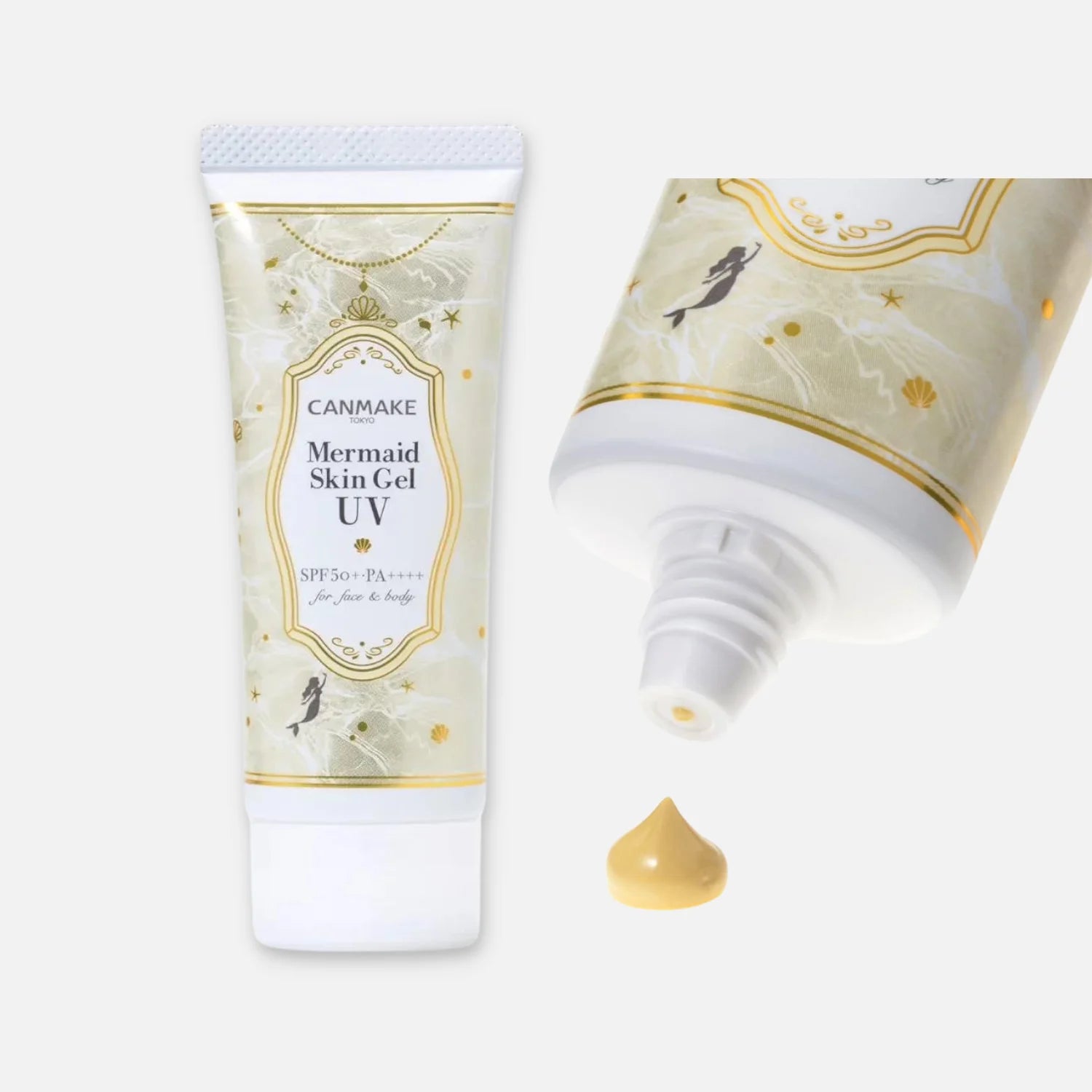 Canmake Mermaid Skin Gel UV SPF50 PA++++ 40g (Various Shades) - Buy Me Japan