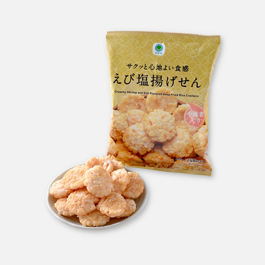 Famimaru Shrimp and Salt Rice Crackers 43g - Buy Me Japan