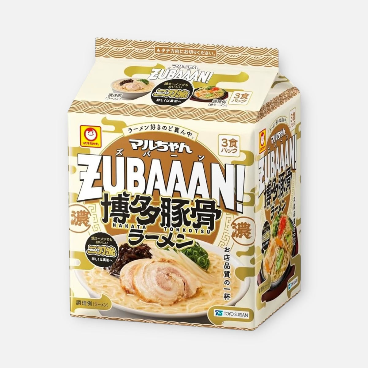 Maruchan Zubaaaan Hakata Tonkotsu Ramen Instant Noodle 363g (3
