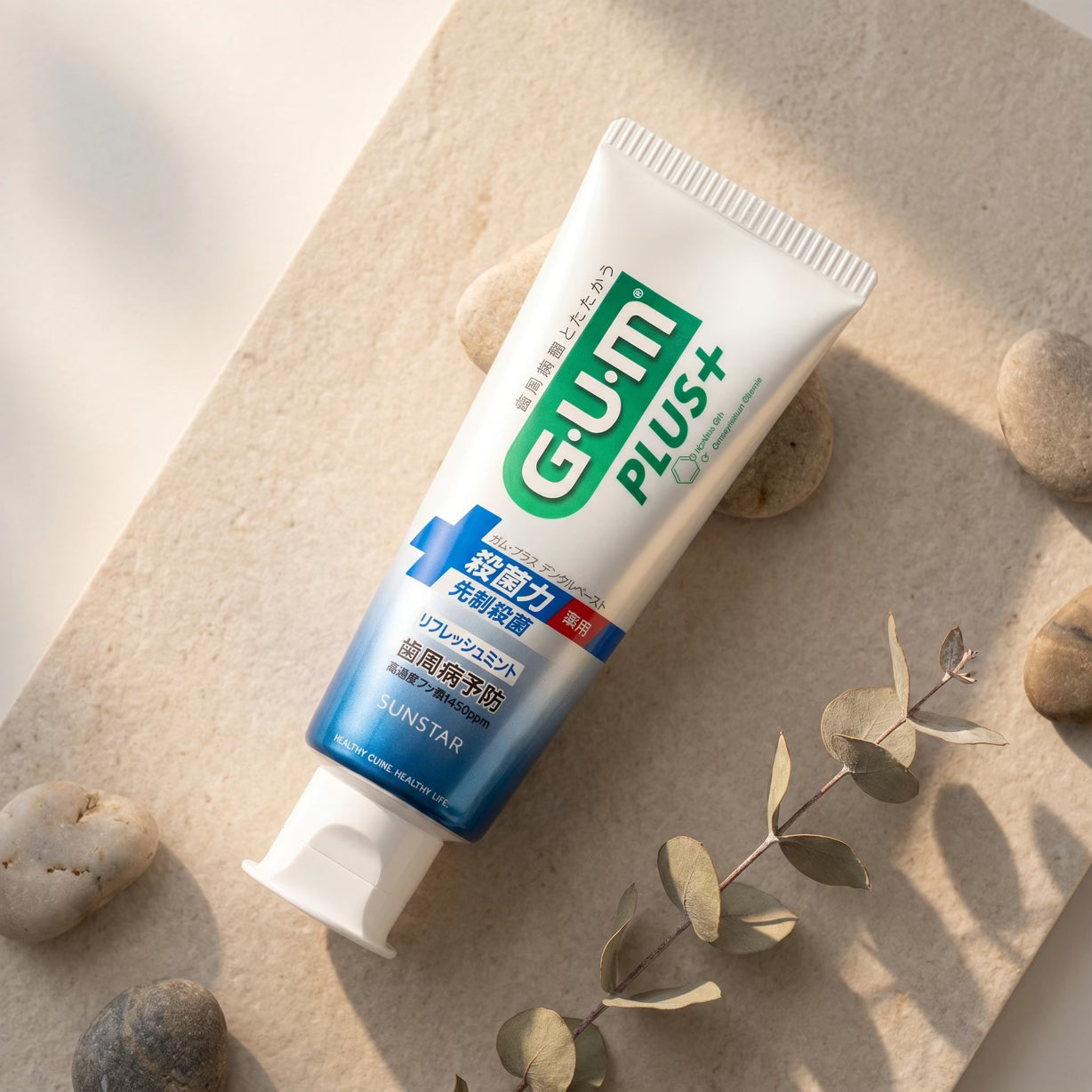 SUNSTAR GUM Plus Toothpaste 120g (Various Flavors)