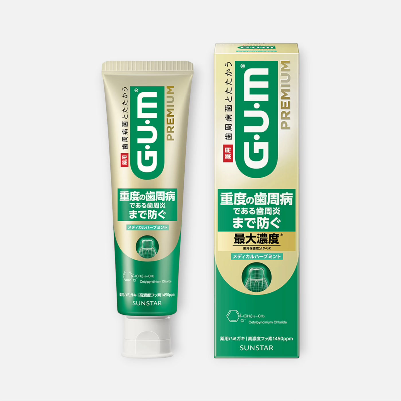 SUNSTAR GUM Premium Toothpaste 85g (Various Flavors)