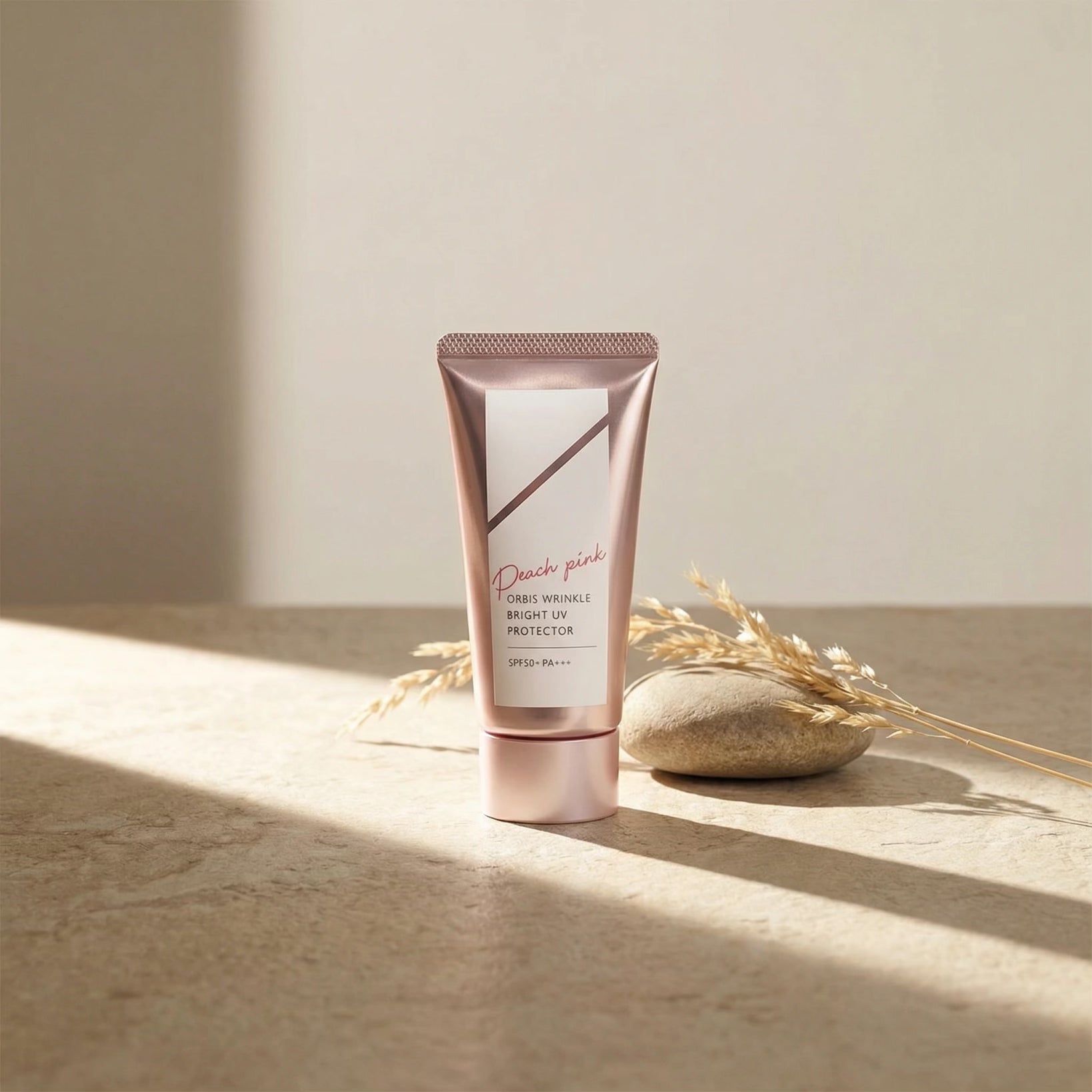Orbis Wrinkle Bright UV Protector (Peach Pink) SPF50+ PA++++ 50g