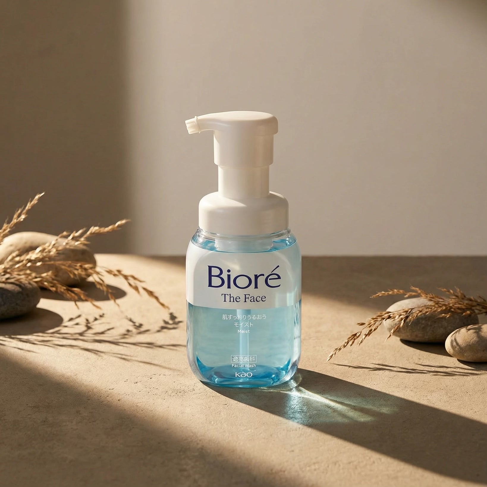 Biore The Face Moist Foam Facial Cleanser 200ml