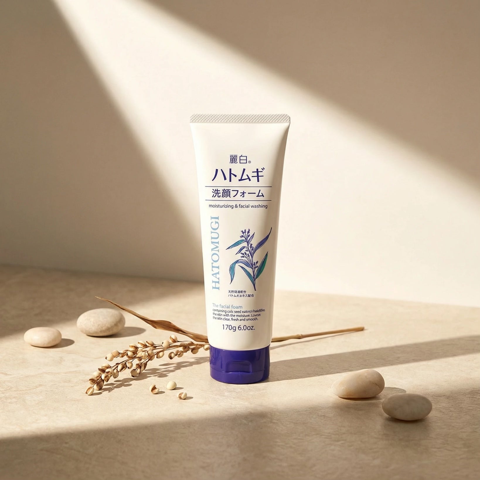 Reihaku Hatomugi Moisturizing Facial Cleanser 170g