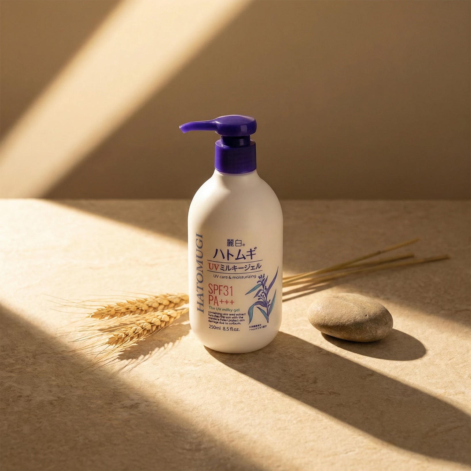 Reihaku Hatomugi Moisturizing UV Milky Gel SPF 31 PA+++ 250g