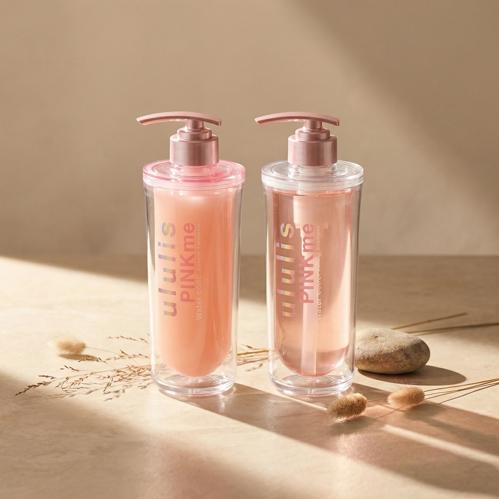 Ululis PinkMe Water Conc Control Hair Shampoo & Treatment SET (340ml/335g)