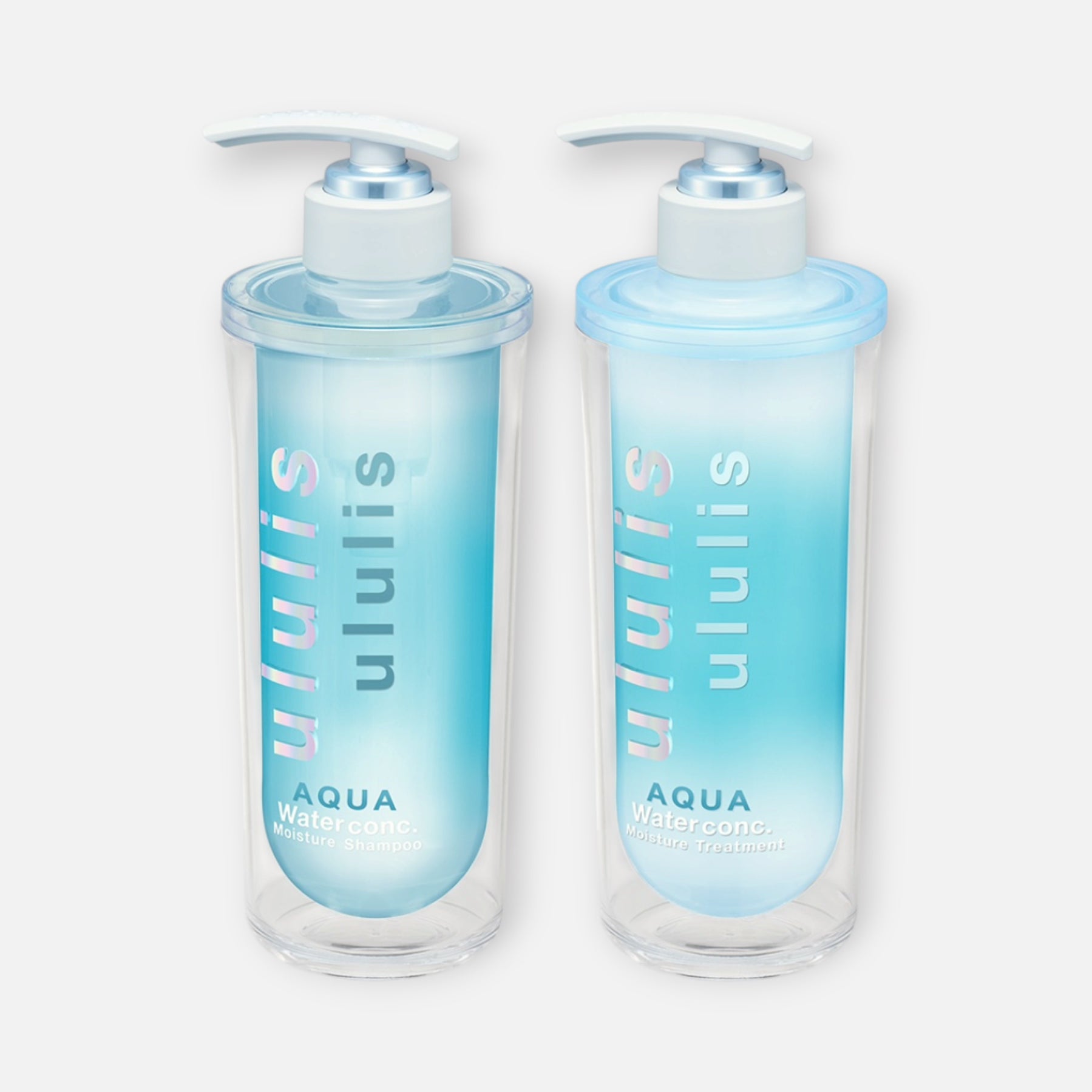 Ululis Aqua Water Conc Moisture Hair Shampoo & Treatment SET (340ml/335g)